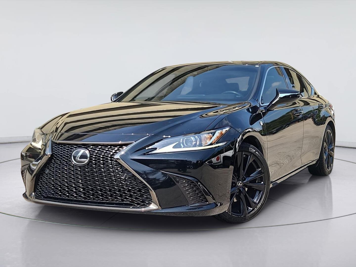 Black (Obsidian) 2022 Lexus ES 350 F Sport FWD Sedan Front-Wheel Drive Automatic