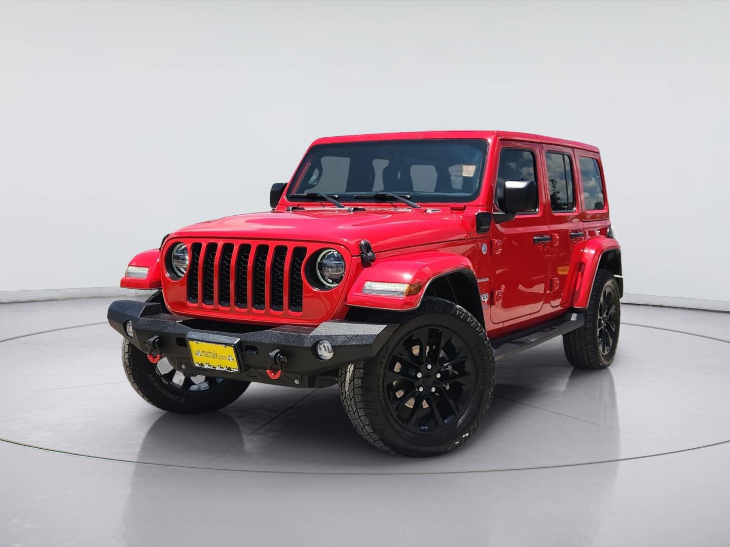 Firecracker Red Clearcoat 2021 Jeep Wrangler 4xe Sahara 4WD SUV / Crossover Four-Wheel Drive 8-Speed Automatic