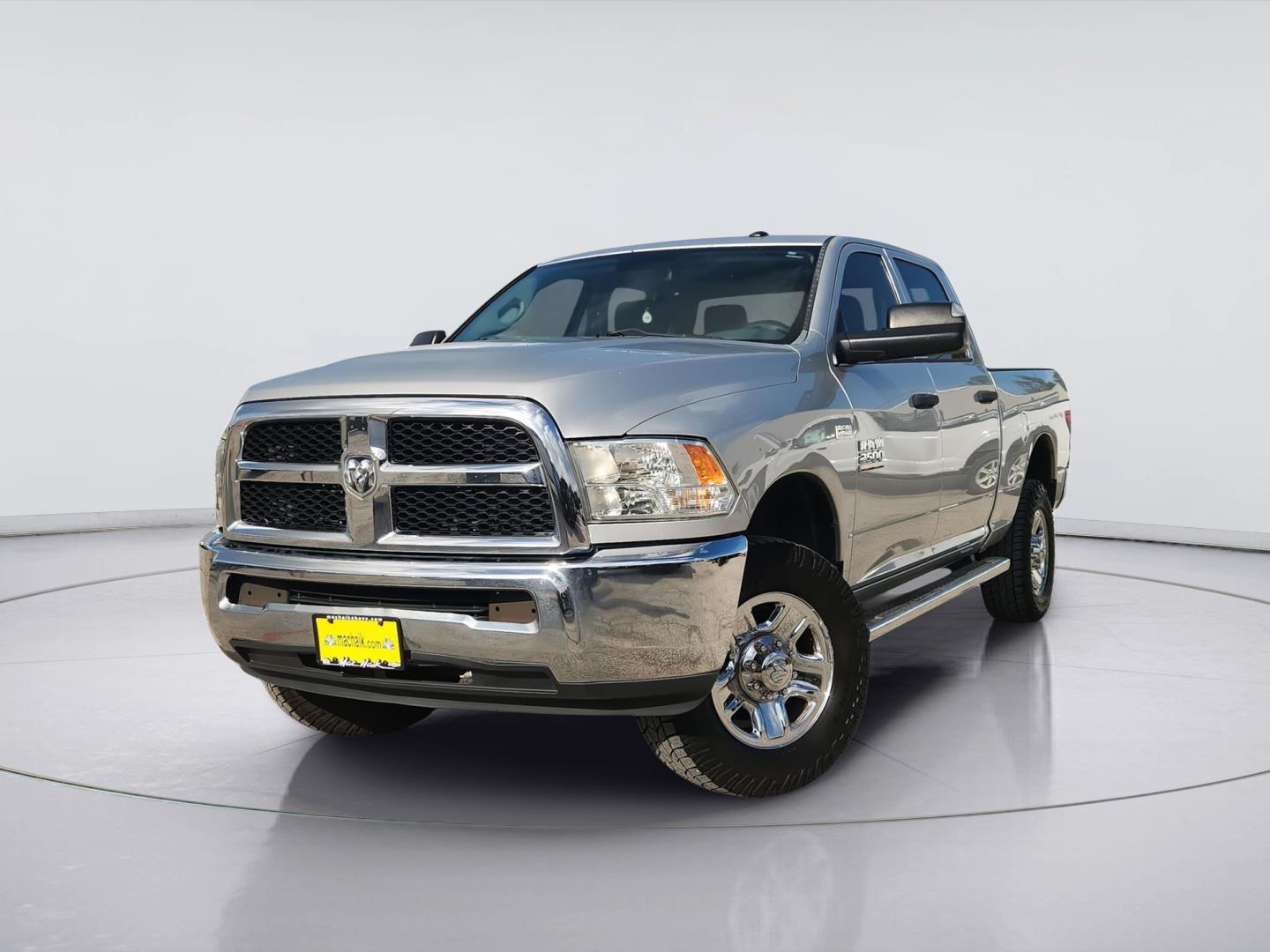 Bright Silver Metallic Clearcoat 2015 RAM 2500 Tradesman Crew Cab 4WD Pickup Truck Four-Wheel Drive 6-Speed Automatic