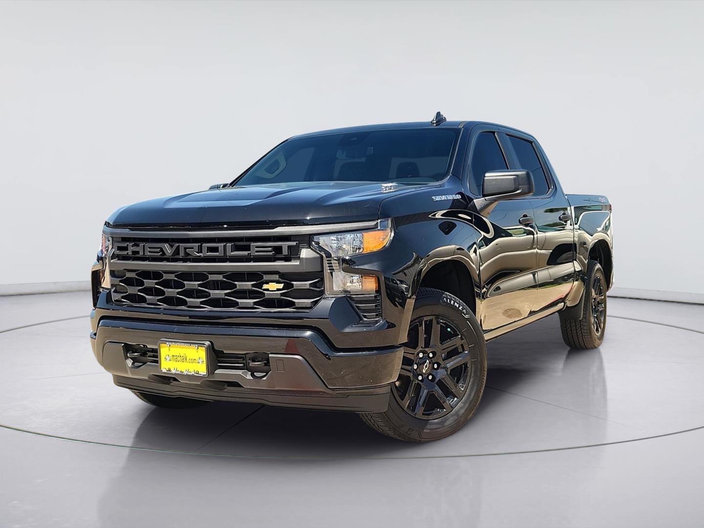 Black 2025 Chevrolet Silverado 1500 Pickup Truck Four-Wheel Drive 8-Speed Automatic