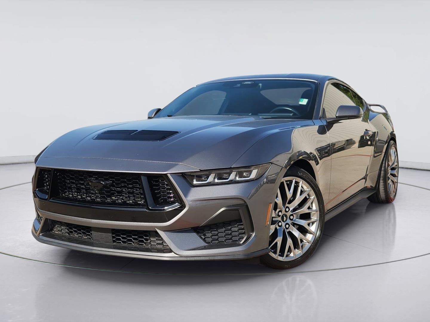 Carbonized Gray 2024 Ford Mustang Coupe Rear-Wheel Drive 6-Speed Manual