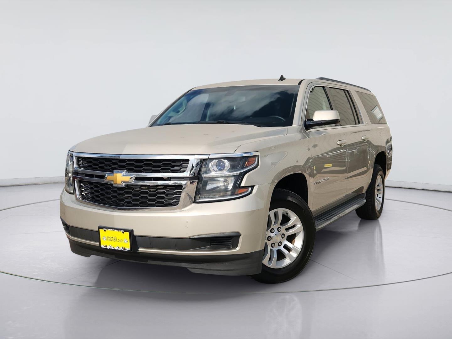 Champagne Silver Metallic 2015 Chevrolet Suburban SUV / Crossover 4X2 6-Speed Automatic