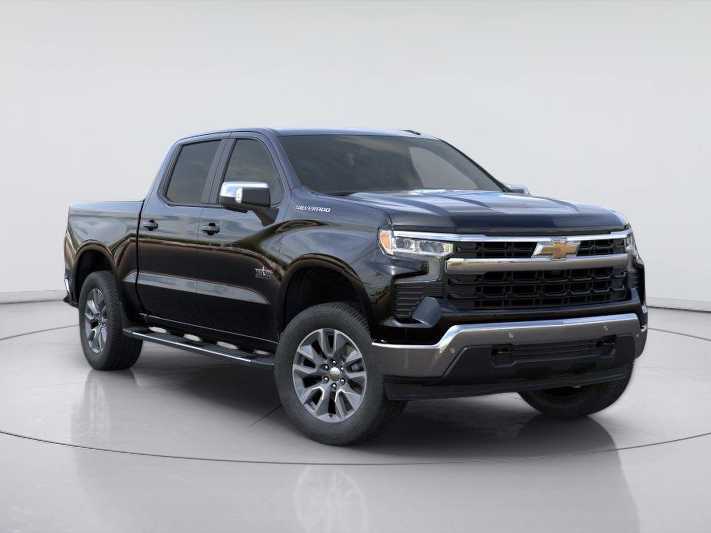 Black 2026 Chevrolet Silverado 1500 Pickup Truck Four-Wheel Drive Automatic