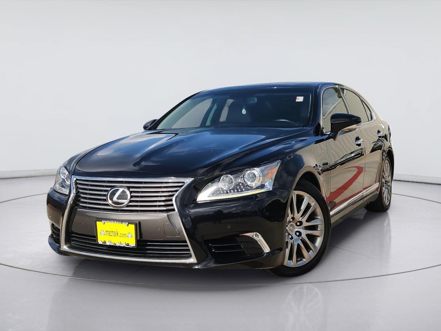 Black (Obsidian) 2014 Lexus LS Sedan Rear-Wheel Drive Automatic