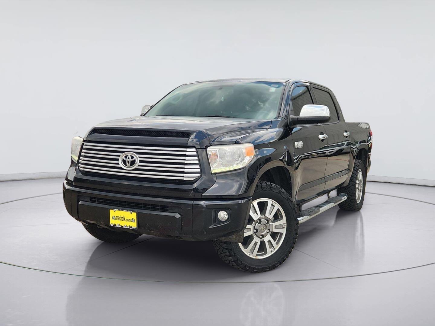 Midnight Black Metallic 2017 Toyota Tundra Pickup Truck Four-Wheel Drive Automatic