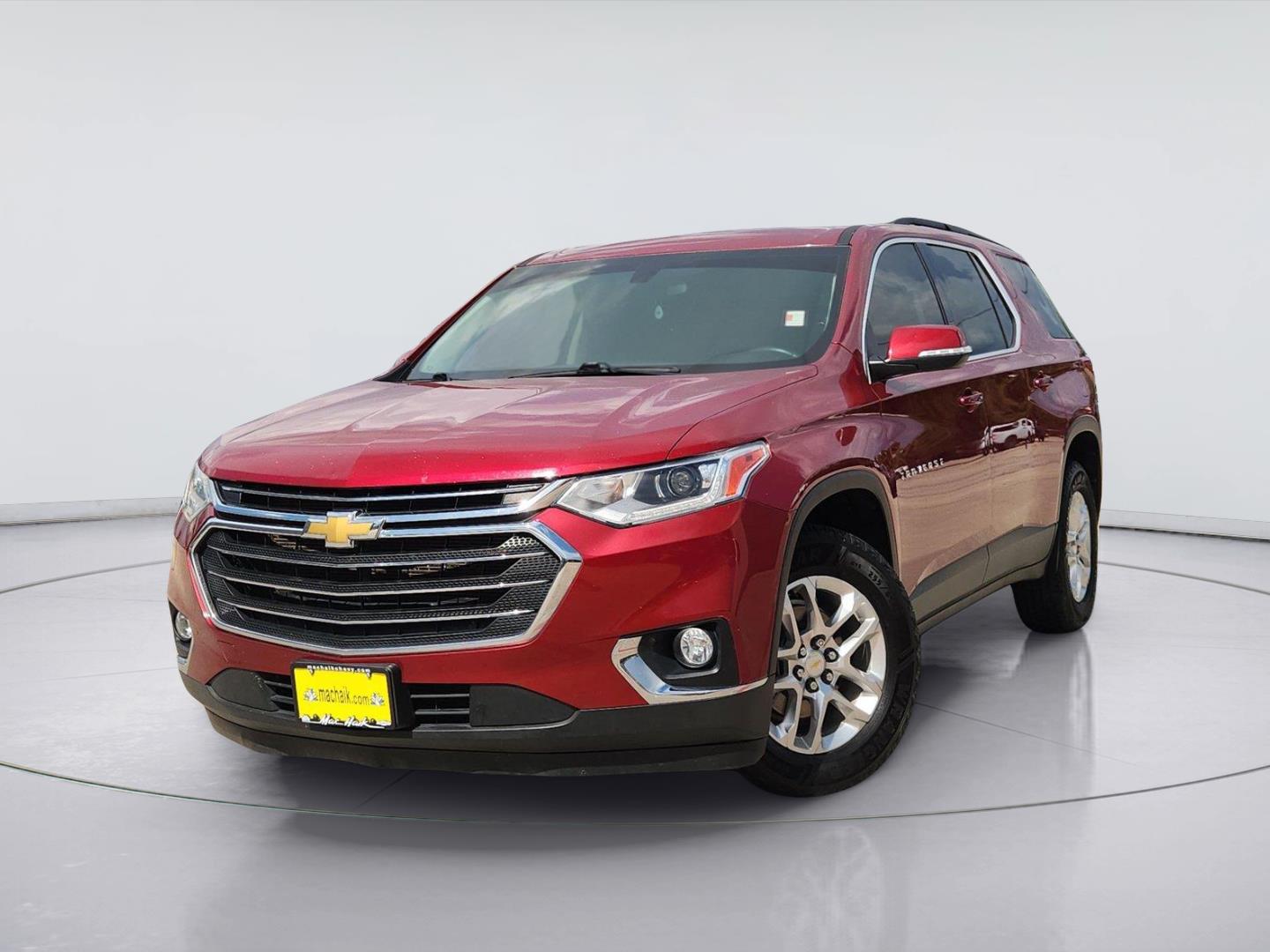 Cajun Red Tintcoat 2021 Chevrolet Traverse SUV / Crossover Front-Wheel Drive 9-Speed Automatic