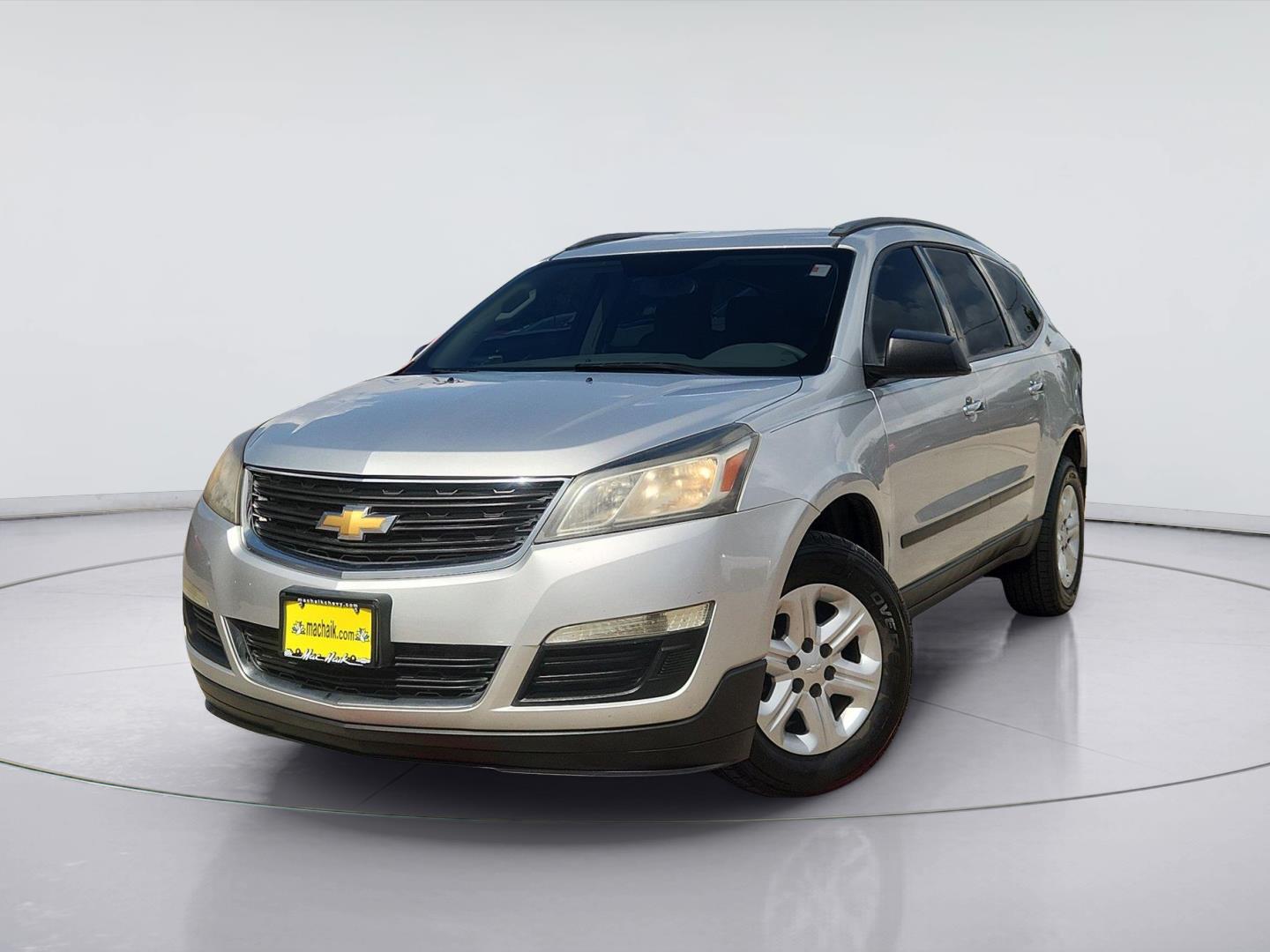 Silver Ice Metallic 2015 Chevrolet Traverse SUV / Crossover Front-Wheel Drive 6-Speed Automatic