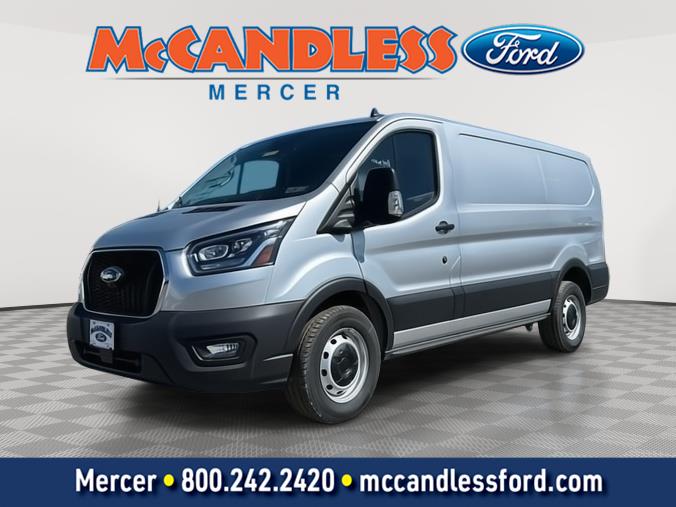 Silver 2025 Ford Transit Cargo Van Rear-Wheel Drive