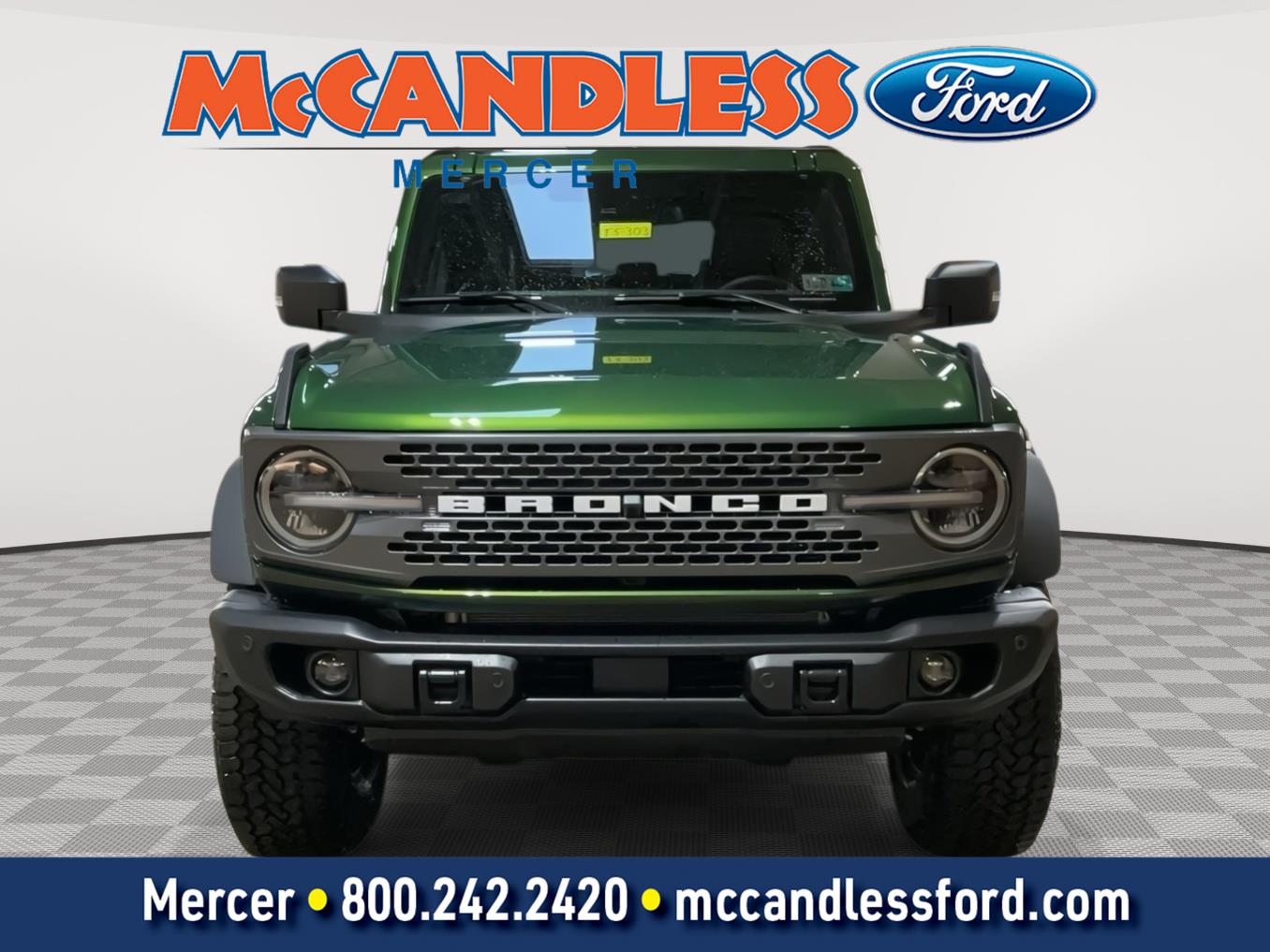 Eruption Green 2025 Ford Bronco SUV / Crossover Four-Wheel Drive Automatic