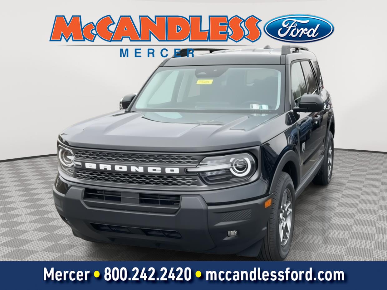 Velocity Blue Metallic 2025 Ford Bronco Sport SUV / Crossover All-Wheel Drive 8-Speed Automatic