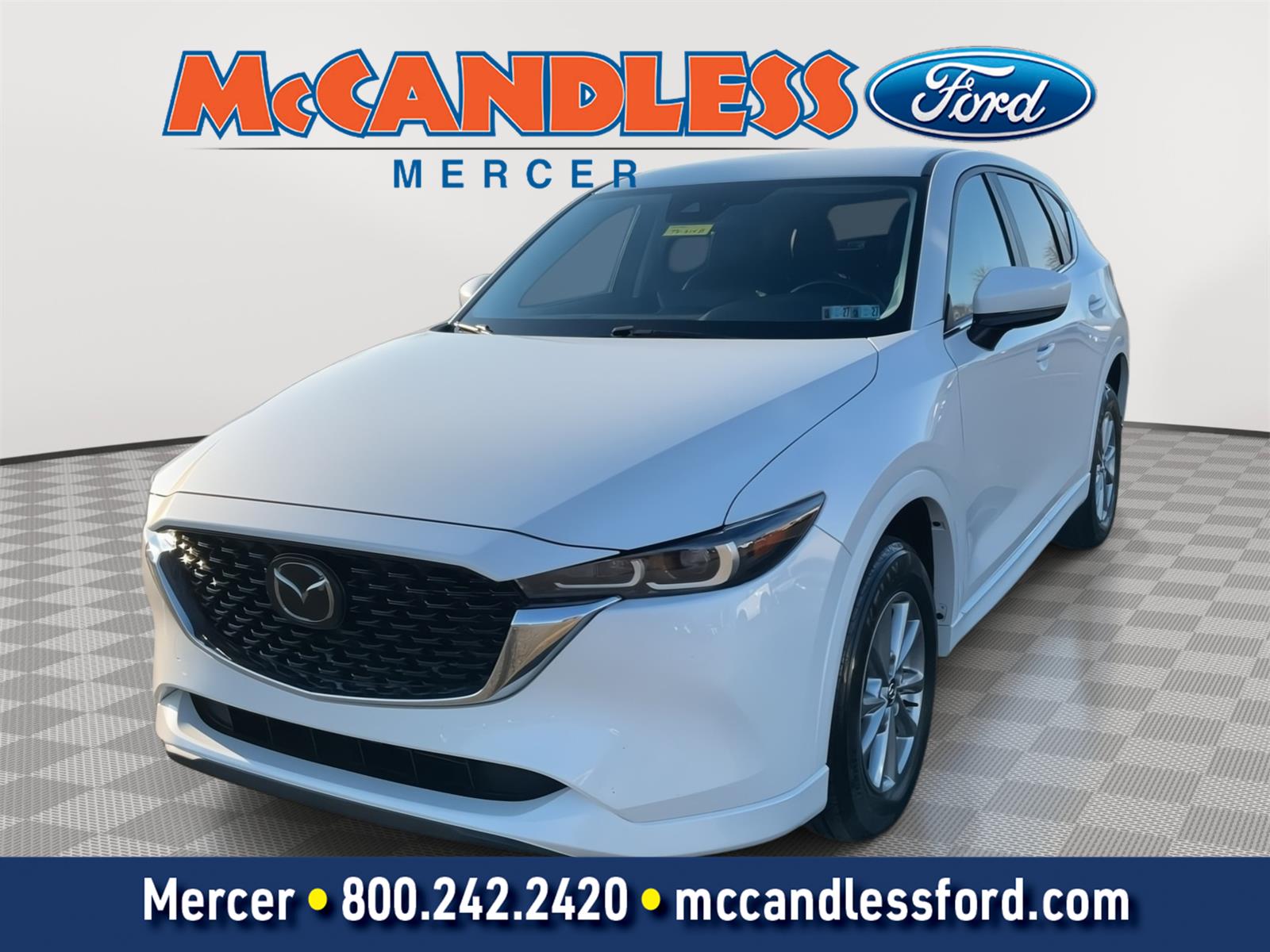 Rhodium White Metallic 2024 Mazda CX-5 2.5 S Select AWD SUV / Crossover All-Wheel Drive Automatic