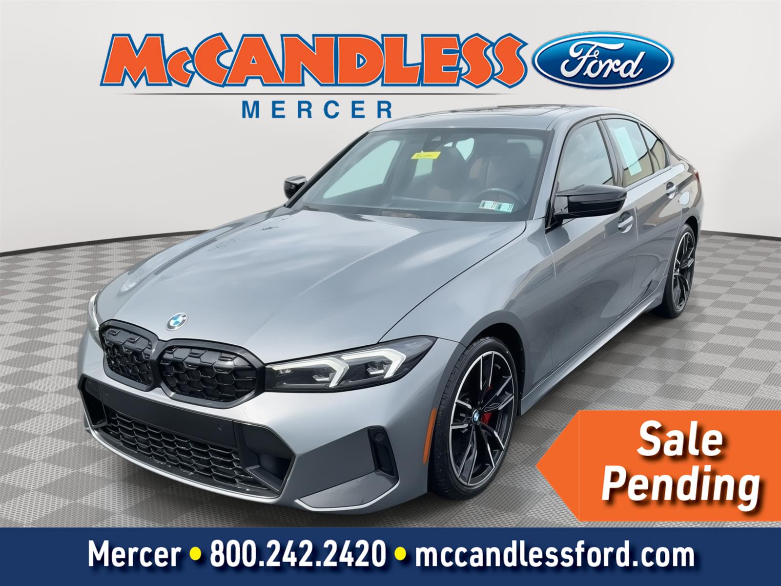 Gray (Skyscraper Grey Metallic) 2023 BMW 3 Series M340i xDrive AWD Sedan All-Wheel Drive Automatic