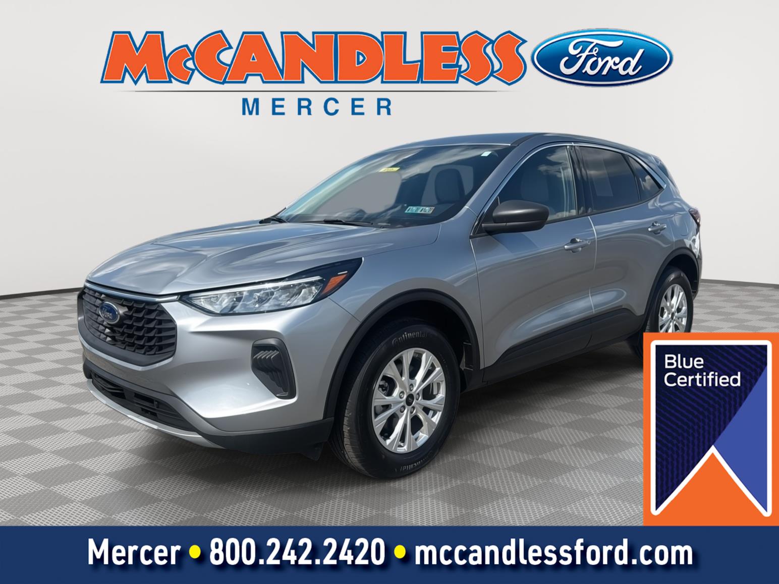 Iconic Silver 2024 Ford Escape SUV / Crossover All-Wheel Drive 8-Speed Automatic