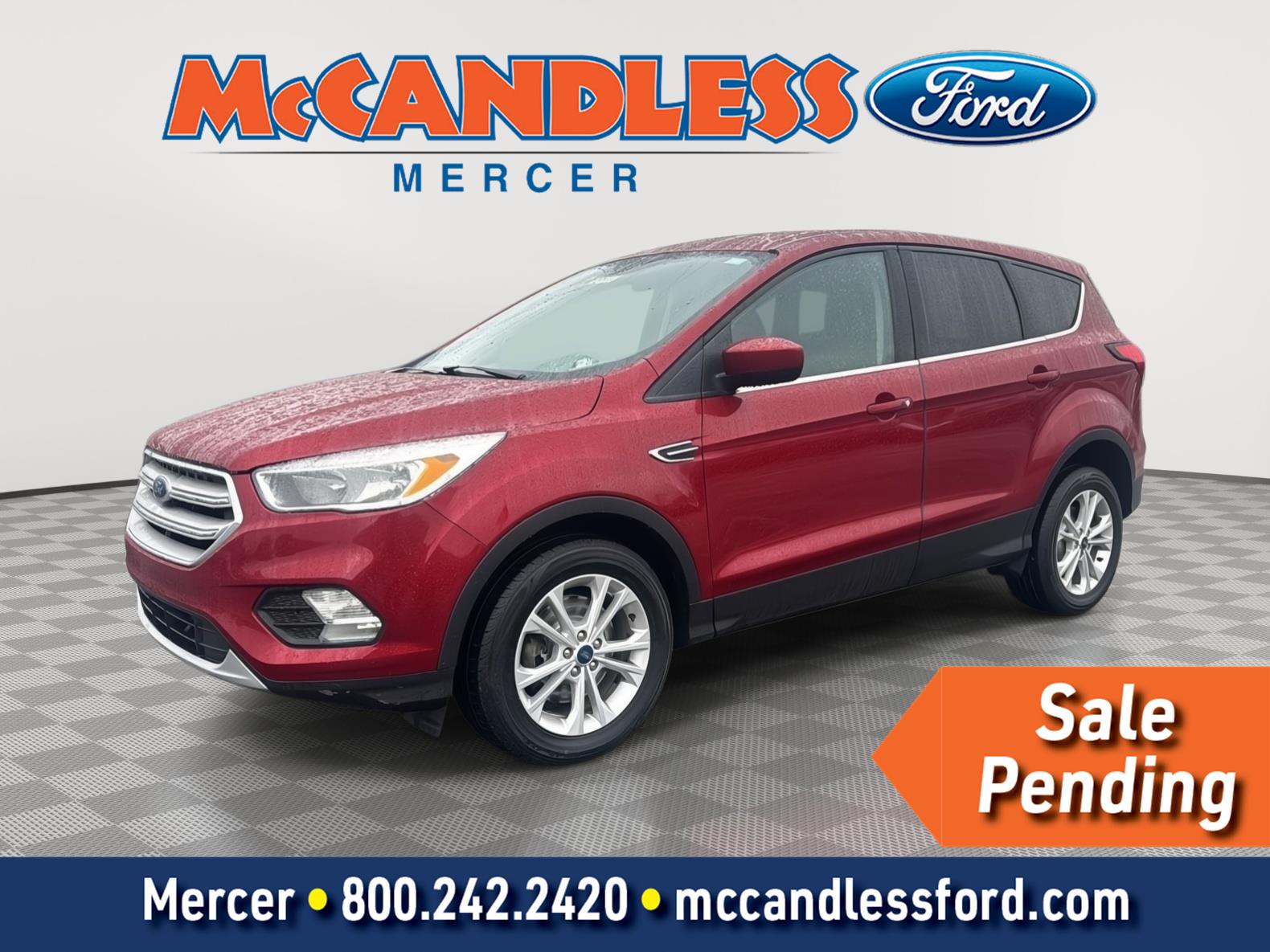 Ruby Red Metallic Tinted Clearcoat 2019 Ford Escape SUV / Crossover All-Wheel Drive 6-Speed Automatic
