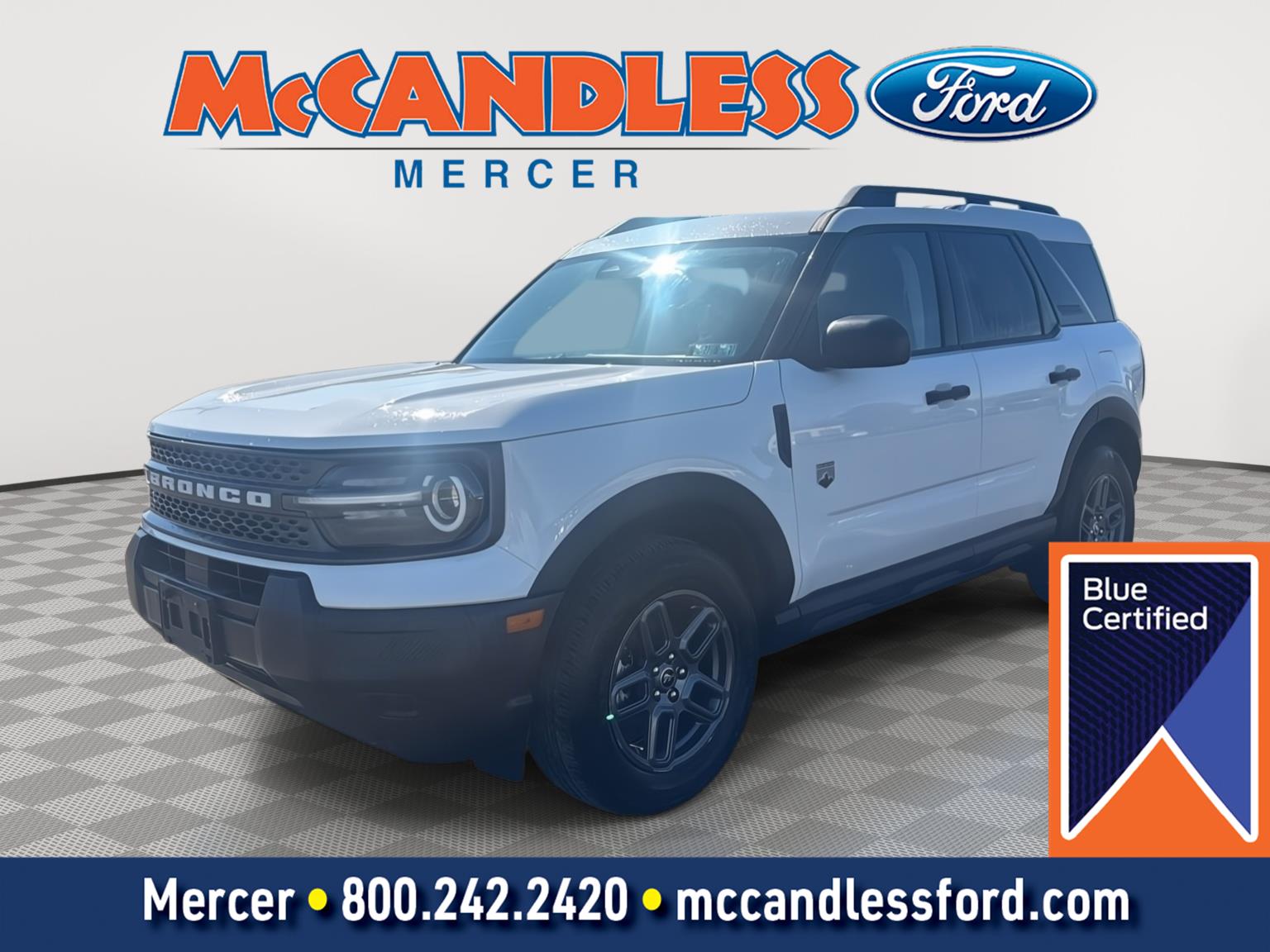 Oxford White 2025 Ford Bronco Sport SUV / Crossover All-Wheel Drive 8-Speed Automatic