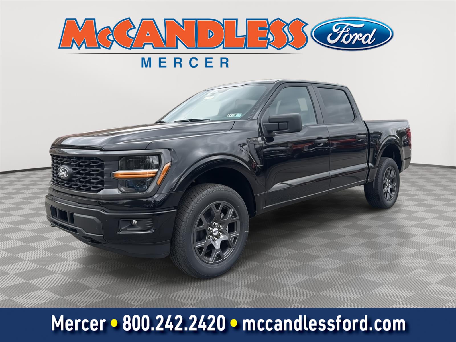 Agate Black Metallic 2026 Ford F-150 Pickup Truck Four-Wheel Drive Automatic