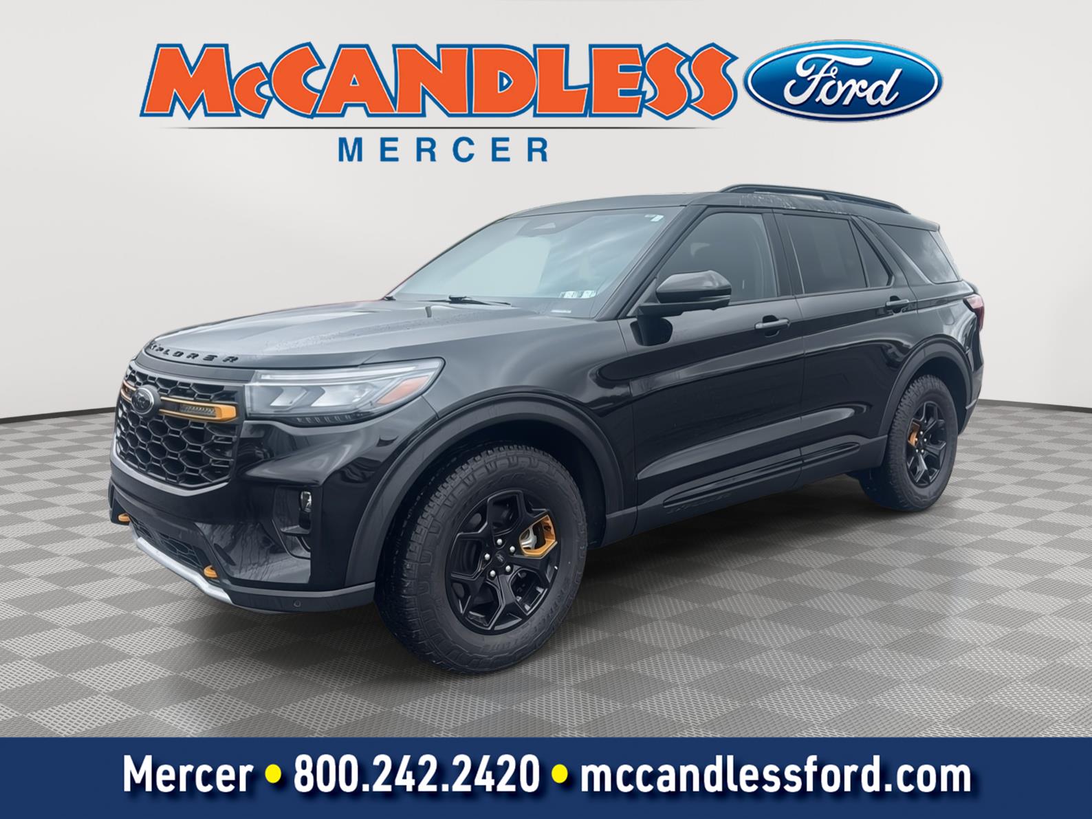 Agate Black 2026 Ford Explorer SUV / Crossover All-Wheel Drive Automatic