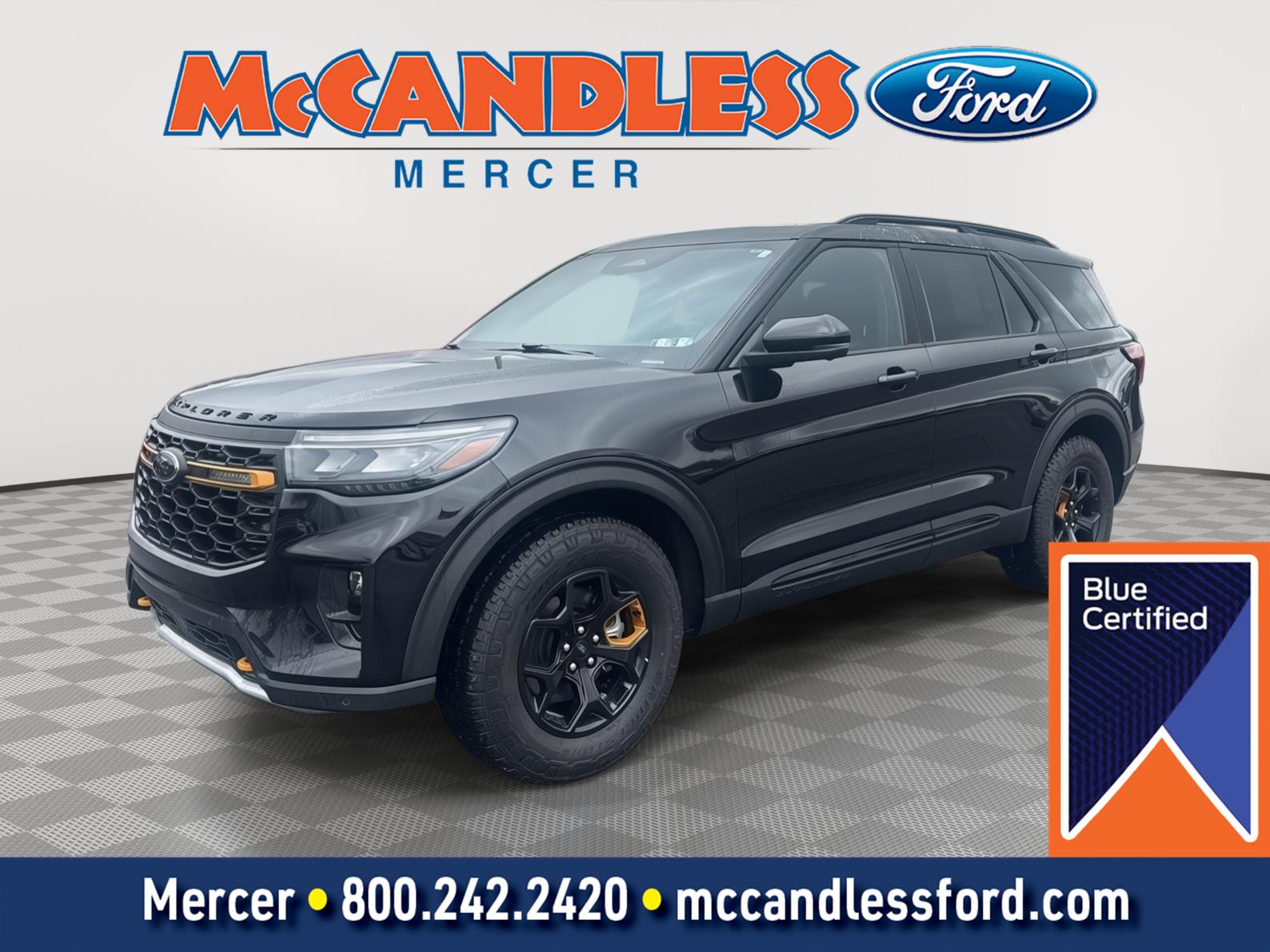 Agate Black 2026 Ford Explorer SUV / Crossover All-Wheel Drive Automatic