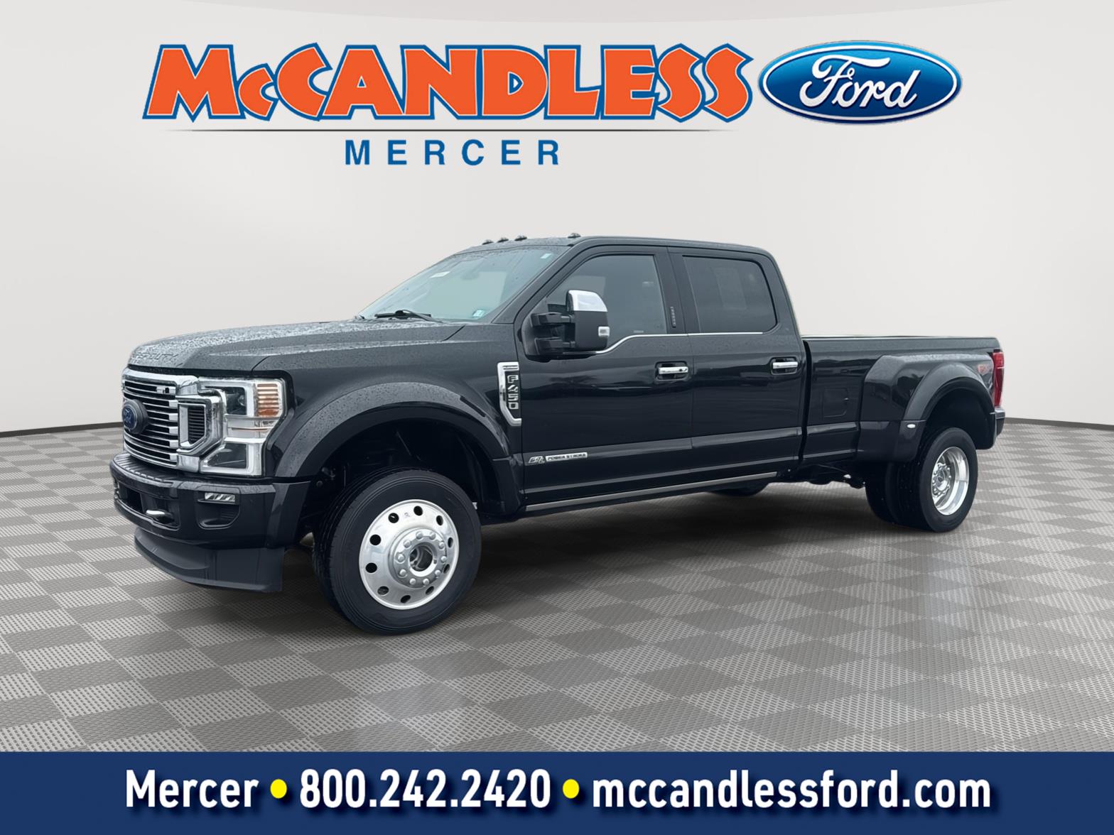 Agate Black 2021 Ford F-450 Super Duty Pickup Truck Four-Wheel Drive Automatic