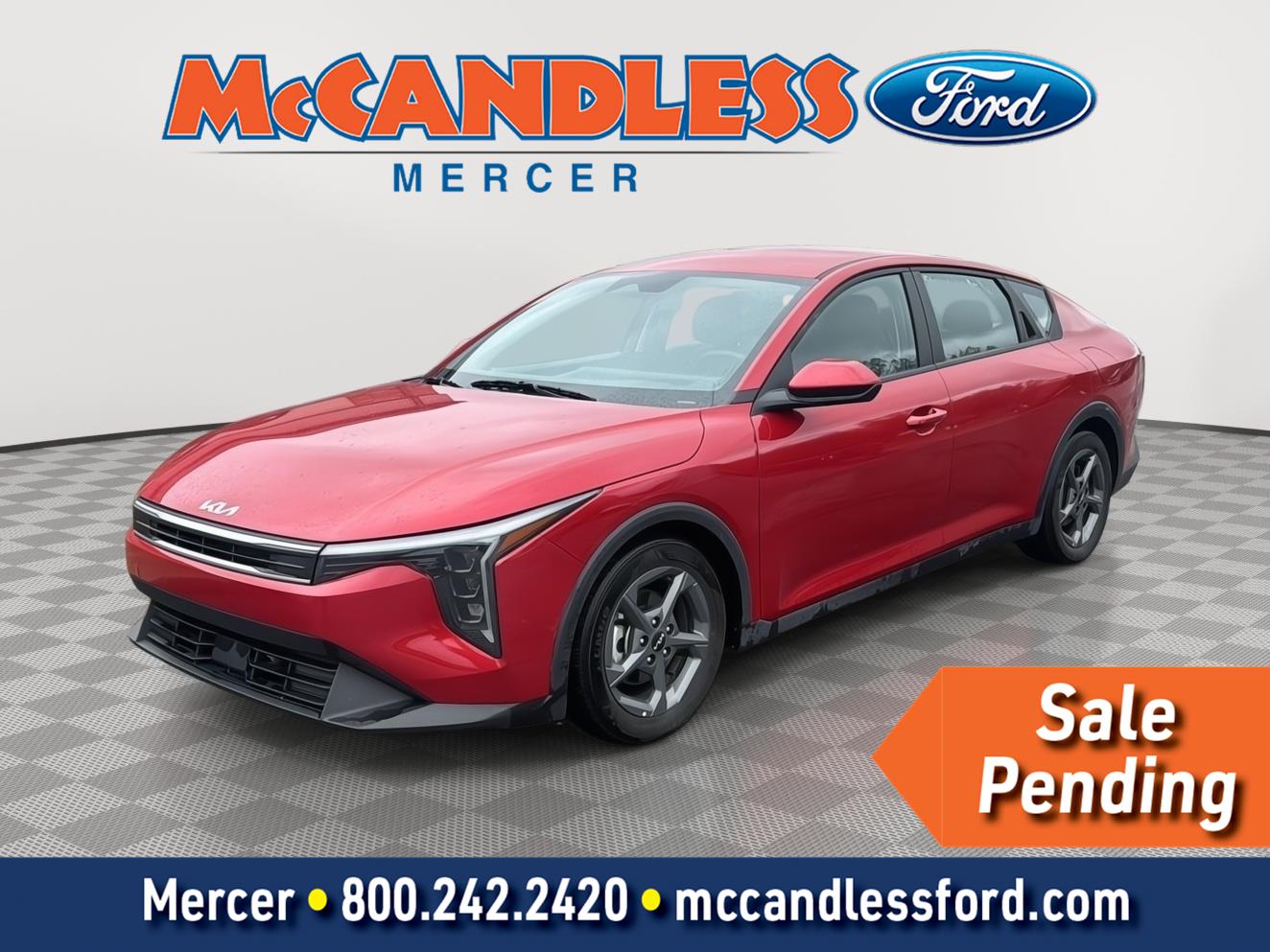 Currant Red 2025 Kia K4 Sedan Front-Wheel Drive Continuously Variable Transmission