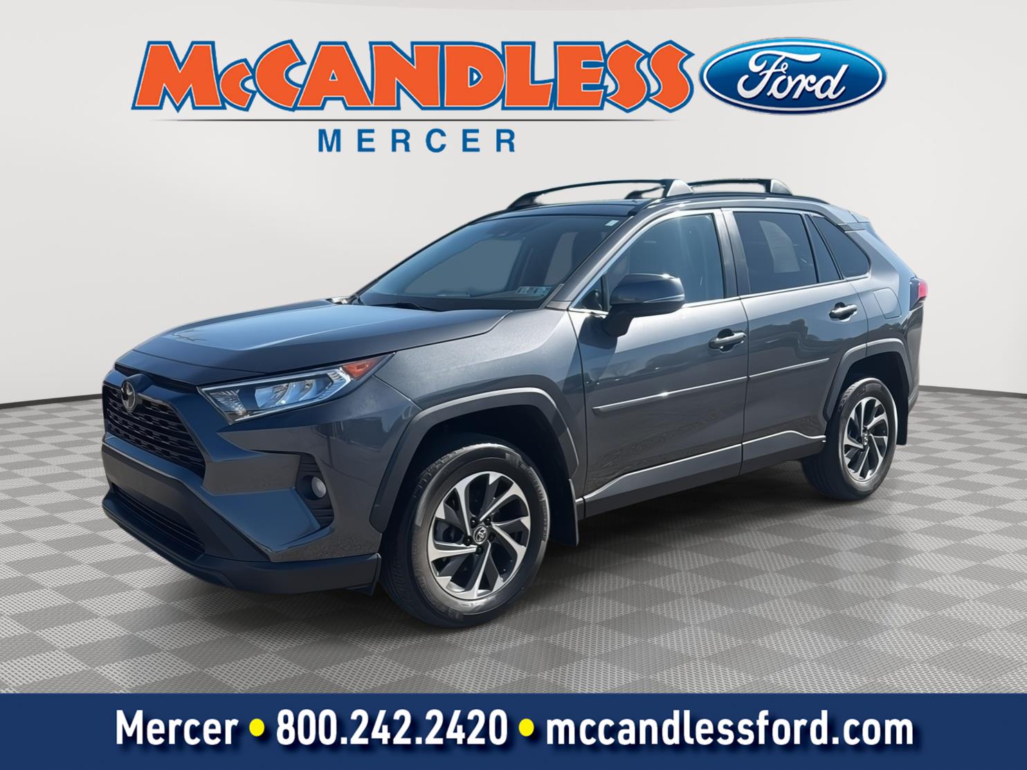 Magnetic Gray Metallic 2020 Toyota RAV4 XLE AWD SUV / Crossover All-Wheel Drive 8-Speed Automatic