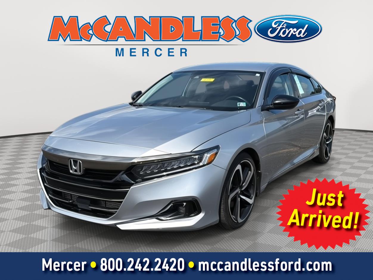 Lunar Silver Metallic 2022 Honda Accord Sedan Front-Wheel Drive Continuously Variable Transmission