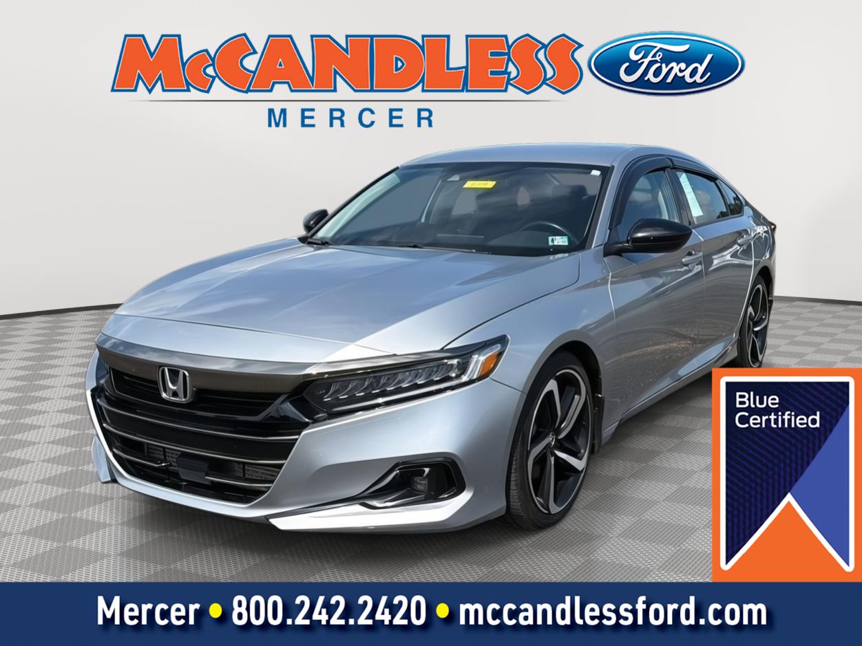 Lunar Silver Metallic 2022 Honda Accord Sedan Front-Wheel Drive Continuously Variable Transmission