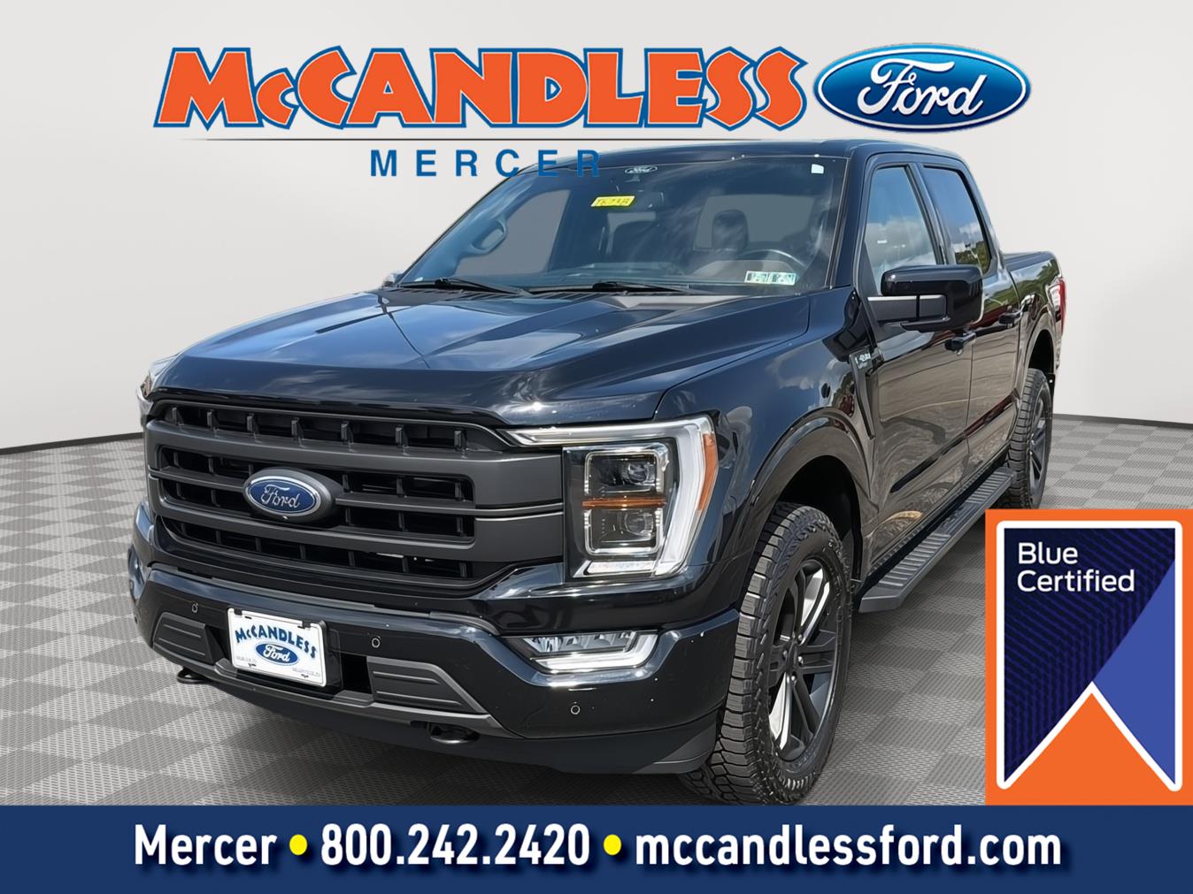 Agate Black 2022 Ford F-150 Pickup Truck Four-Wheel Drive Automatic