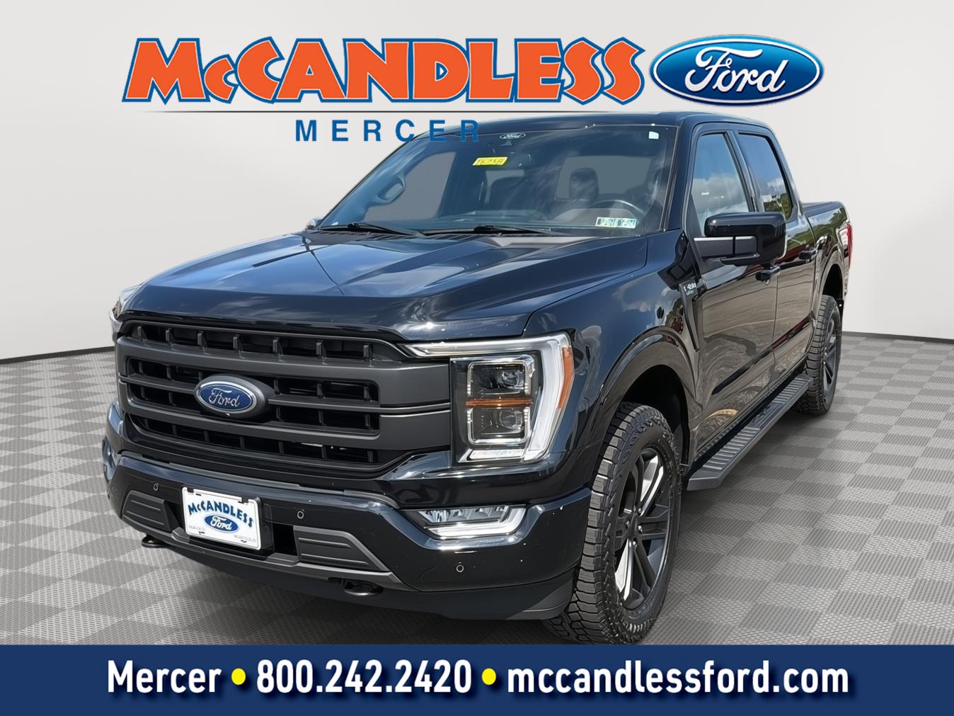 Agate Black 2022 Ford F-150 Pickup Truck Four-Wheel Drive Automatic