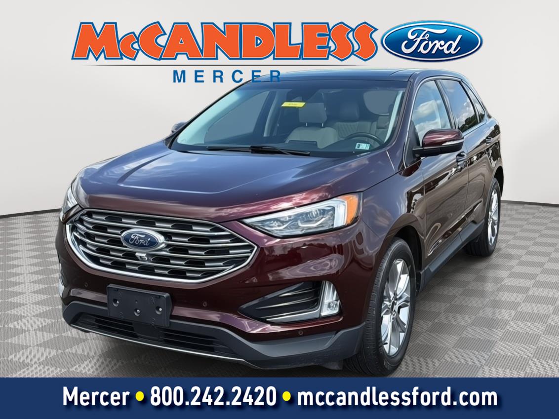 Red (Burgundy Velvet Metallic Tinted Clearcoat) 2024 Ford Edge SUV / Crossover All-Wheel Drive 8-Speed Automatic