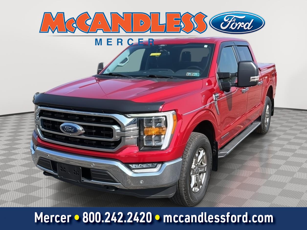 Rapid Red Metallic Tinted Clearcoat 2022 Ford F-150 Pickup Truck Four-Wheel Drive Automatic