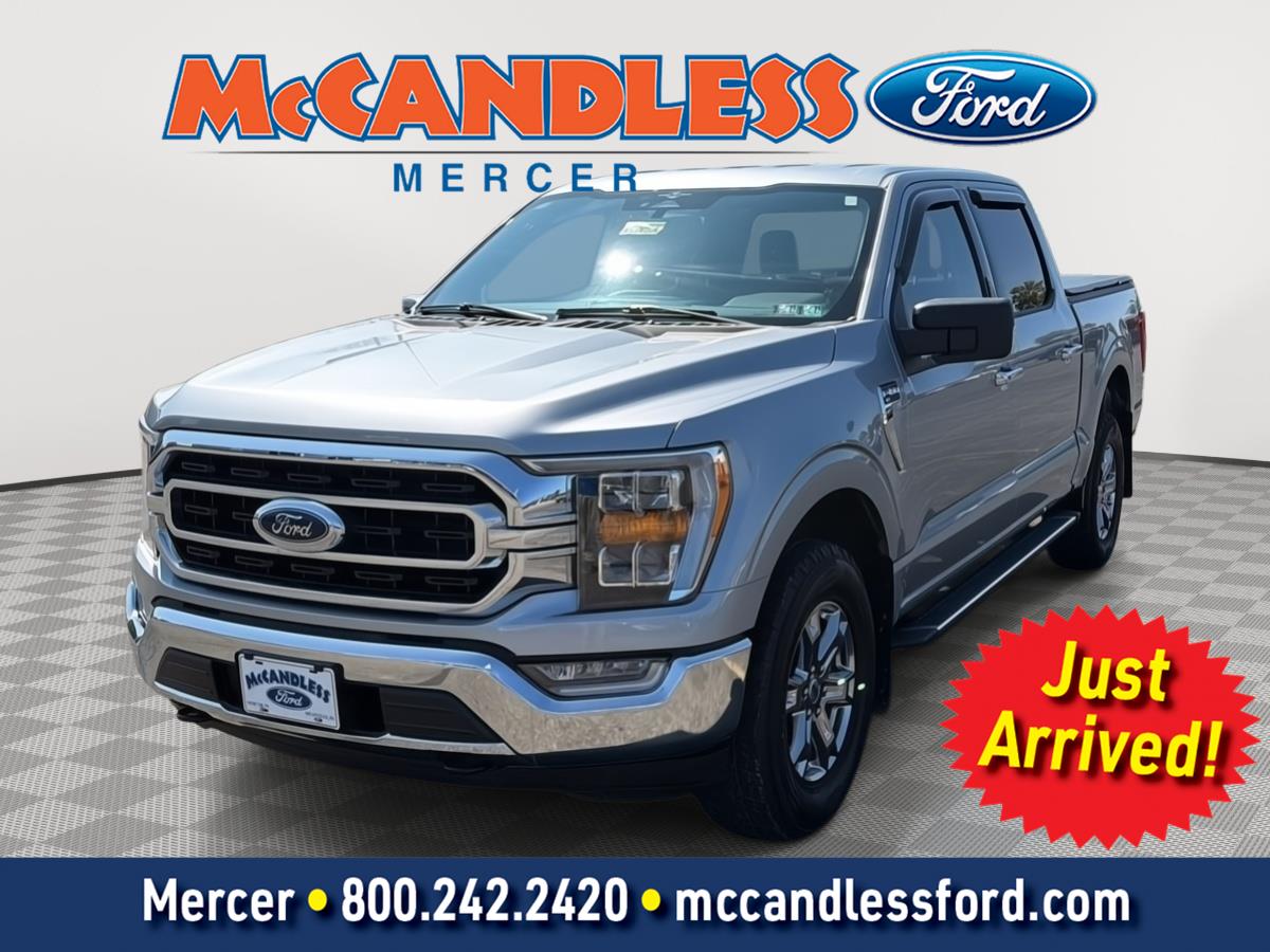 Iconic Silver 2023 Ford F-150 Pickup Truck Four-Wheel Drive Automatic