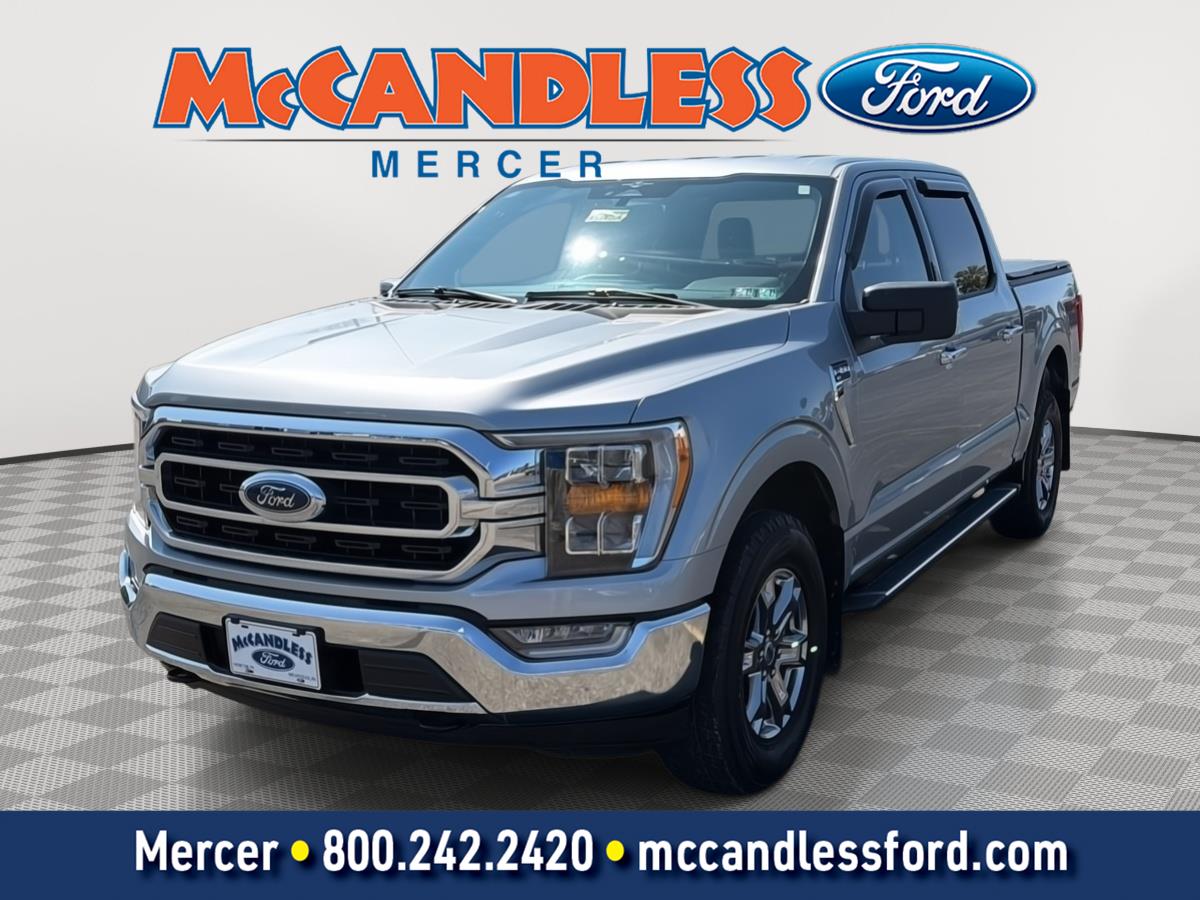 Iconic Silver 2023 Ford F-150 Pickup Truck Four-Wheel Drive Automatic