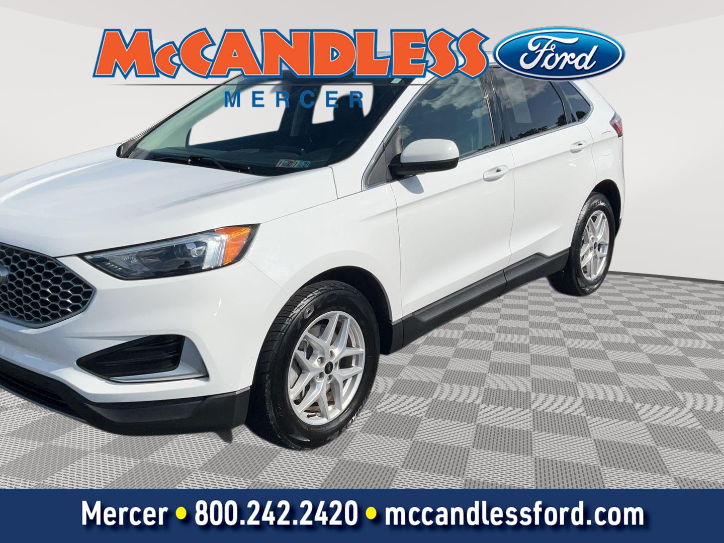 Oxford White 2024 Ford Edge SUV / Crossover All-Wheel Drive 8-Speed Automatic