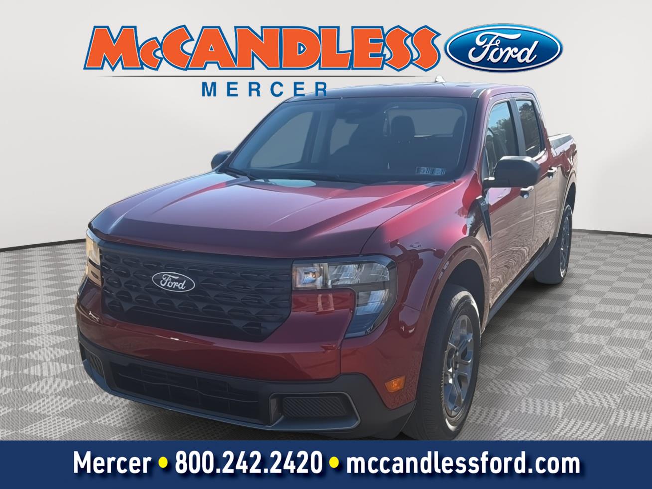 Ruby Red Metallic Tinted Clearcoat 2026 Ford Maverick Pickup Truck All-Wheel Drive 1-Speed Dual Clutch