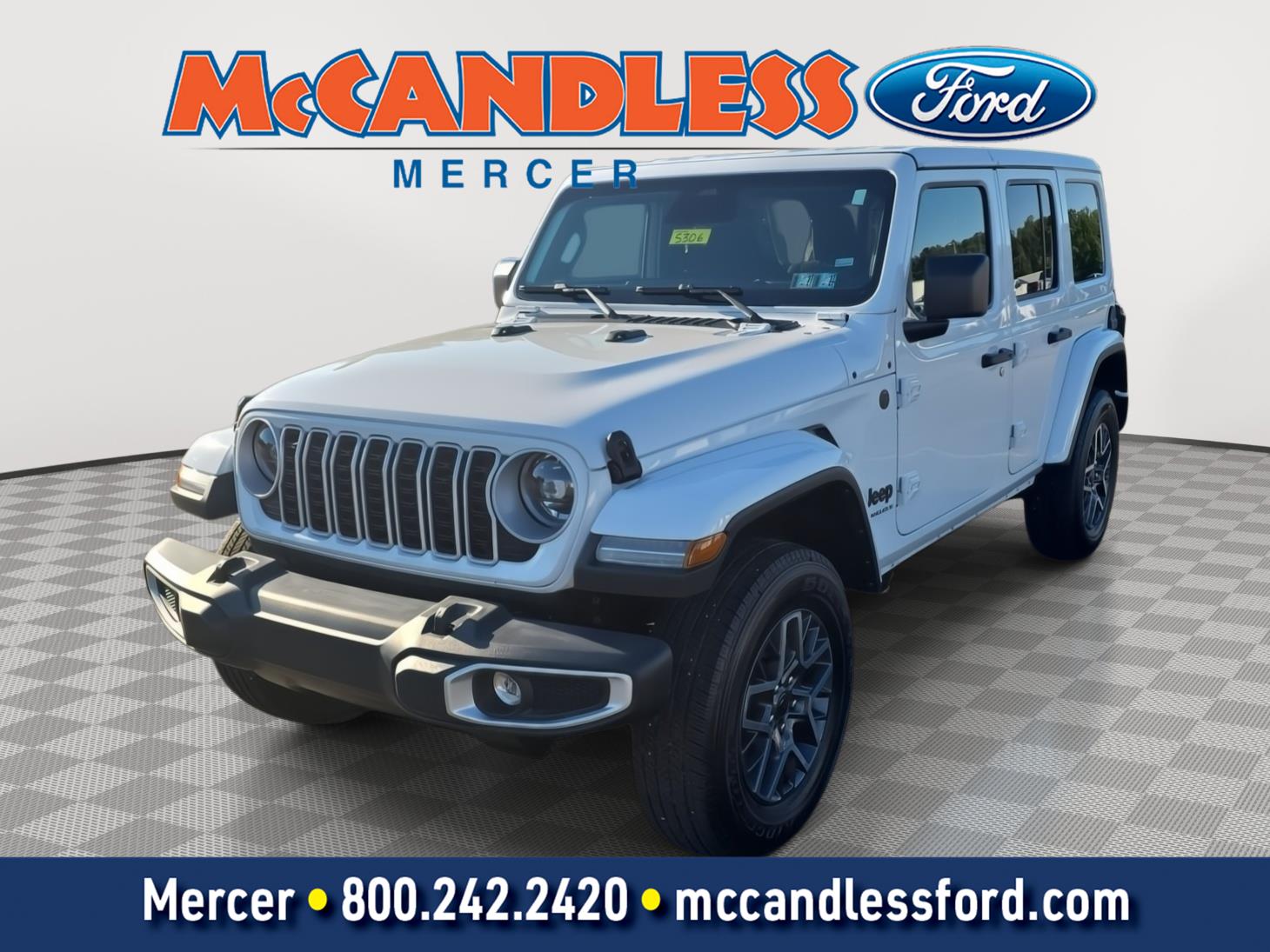 Bright White Clearcoat 2026 Jeep Wrangler SUV / Crossover Four-Wheel Drive 8-Speed Automatic
