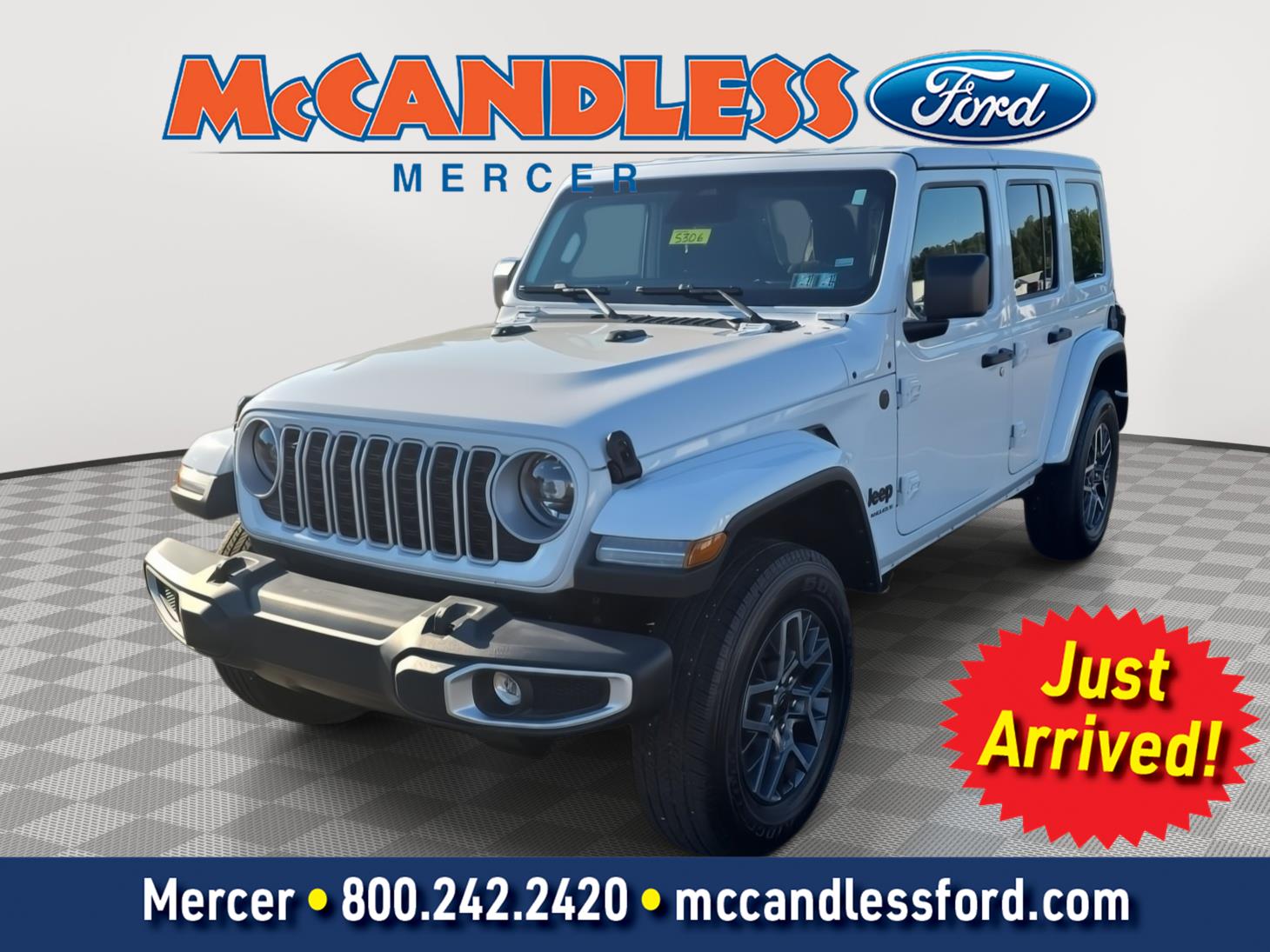 Bright White Clearcoat 2026 Jeep Wrangler SUV / Crossover Four-Wheel Drive 8-Speed Automatic