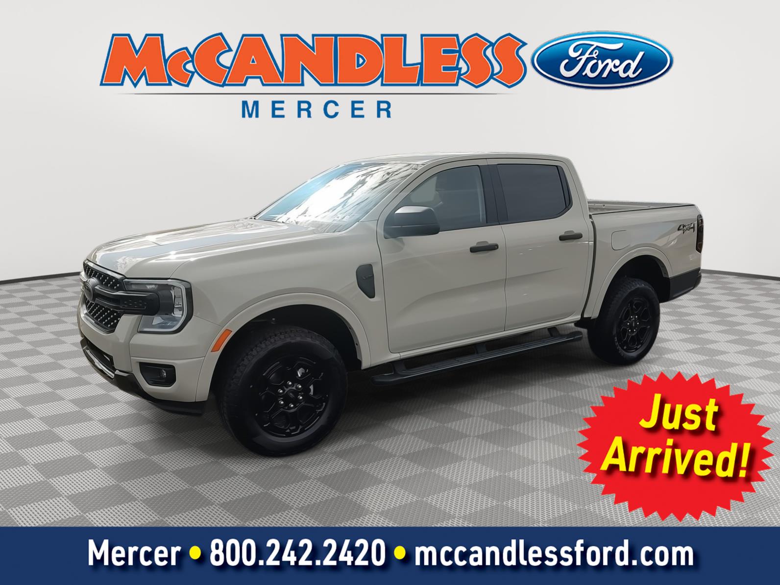 Desert Sand 2026 Ford Ranger Pickup Truck Four-Wheel Drive Automatic