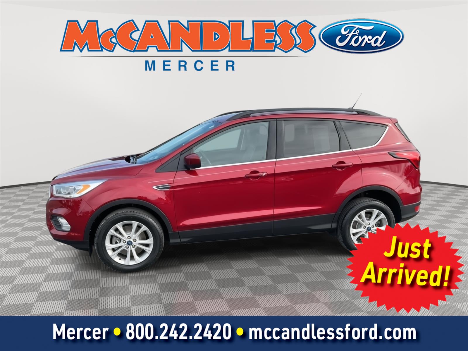 Ruby Red Metallic Tinted Clearcoat 2019 Ford Escape SUV / Crossover All-Wheel Drive 6-Speed Automatic