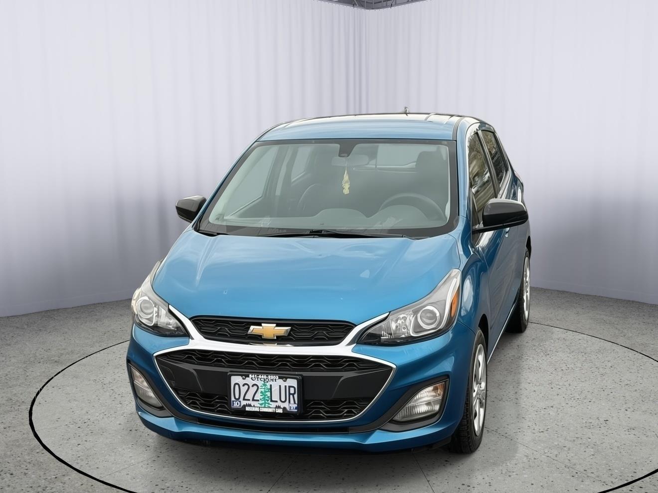Caribbean Blue Metallic 2019 Chevrolet Spark LS FWD Hatchback Front-Wheel Drive Continuously Variable Transmission