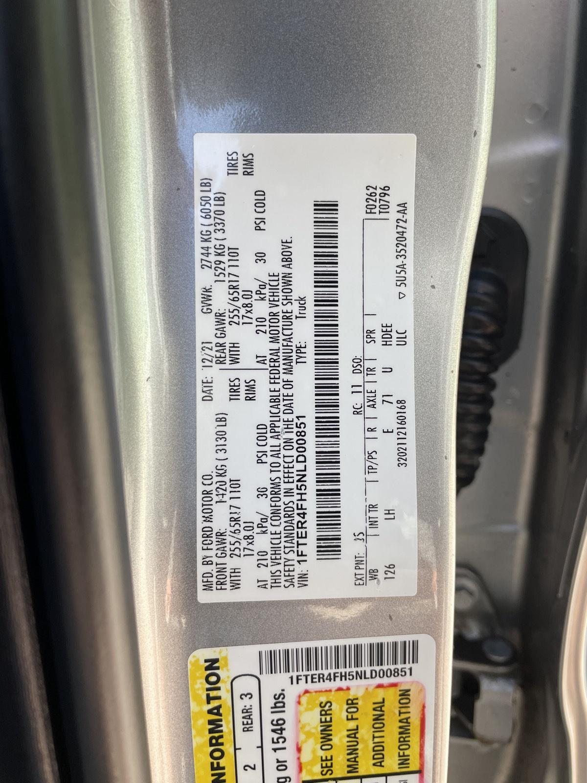 Used 2022 Ford Ranger XL Crew Cab Truck for sale in Lincoln NE