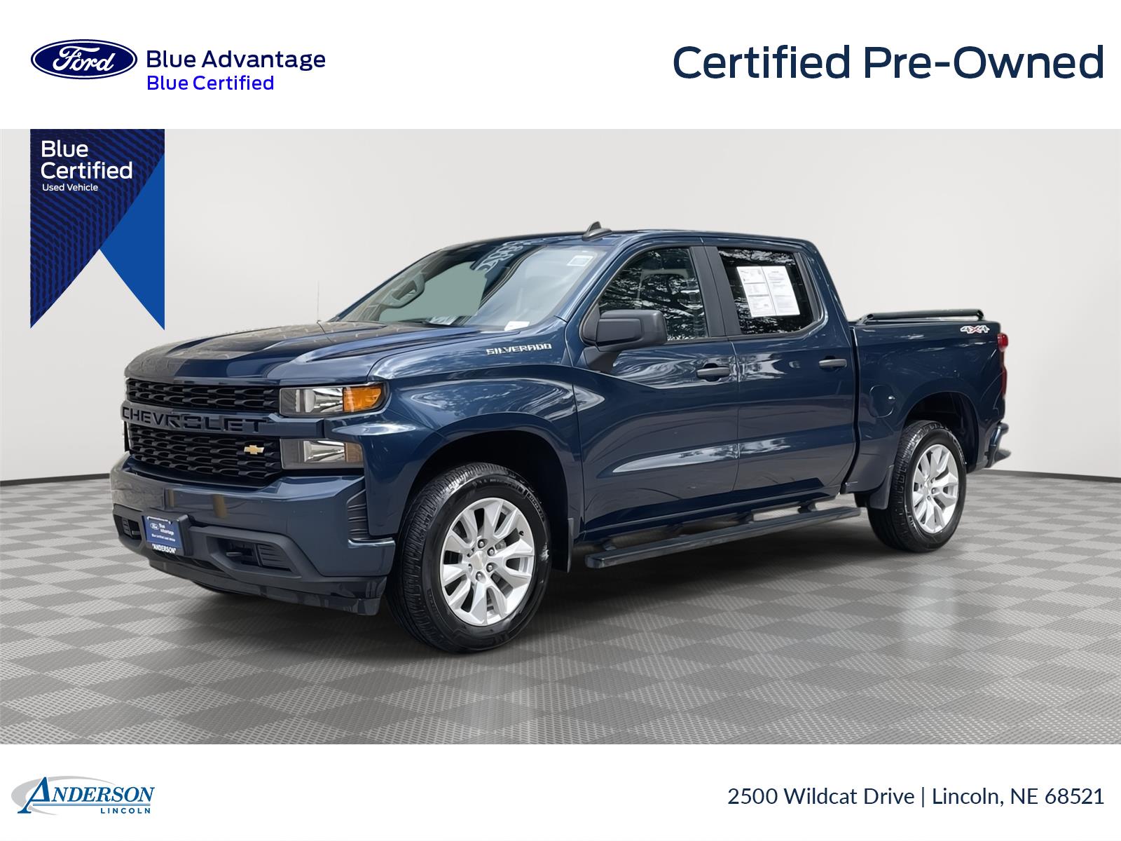 Used 2021 Chevrolet Silverado 1500 Custom Crew Cab Truck for sale in Lincoln NE