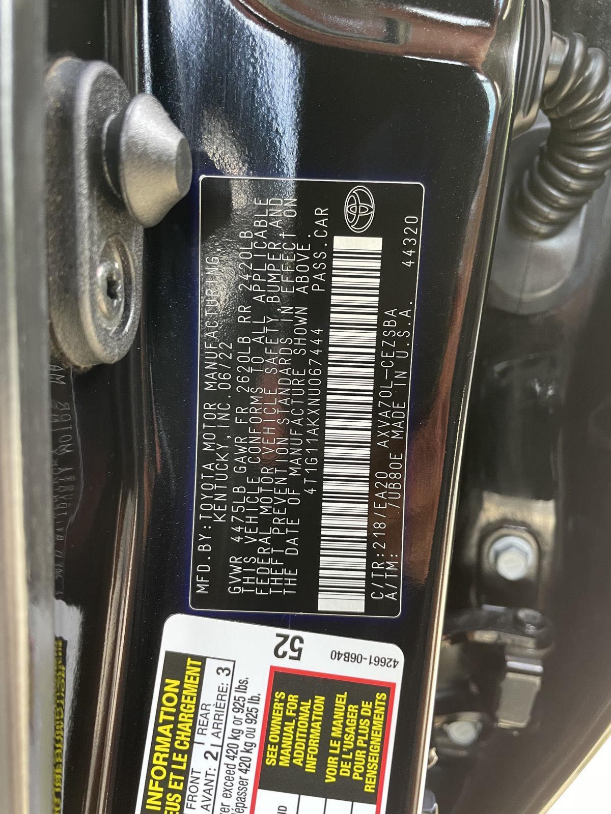 Used 2022 Toyota Camry for sale in Lincoln NE