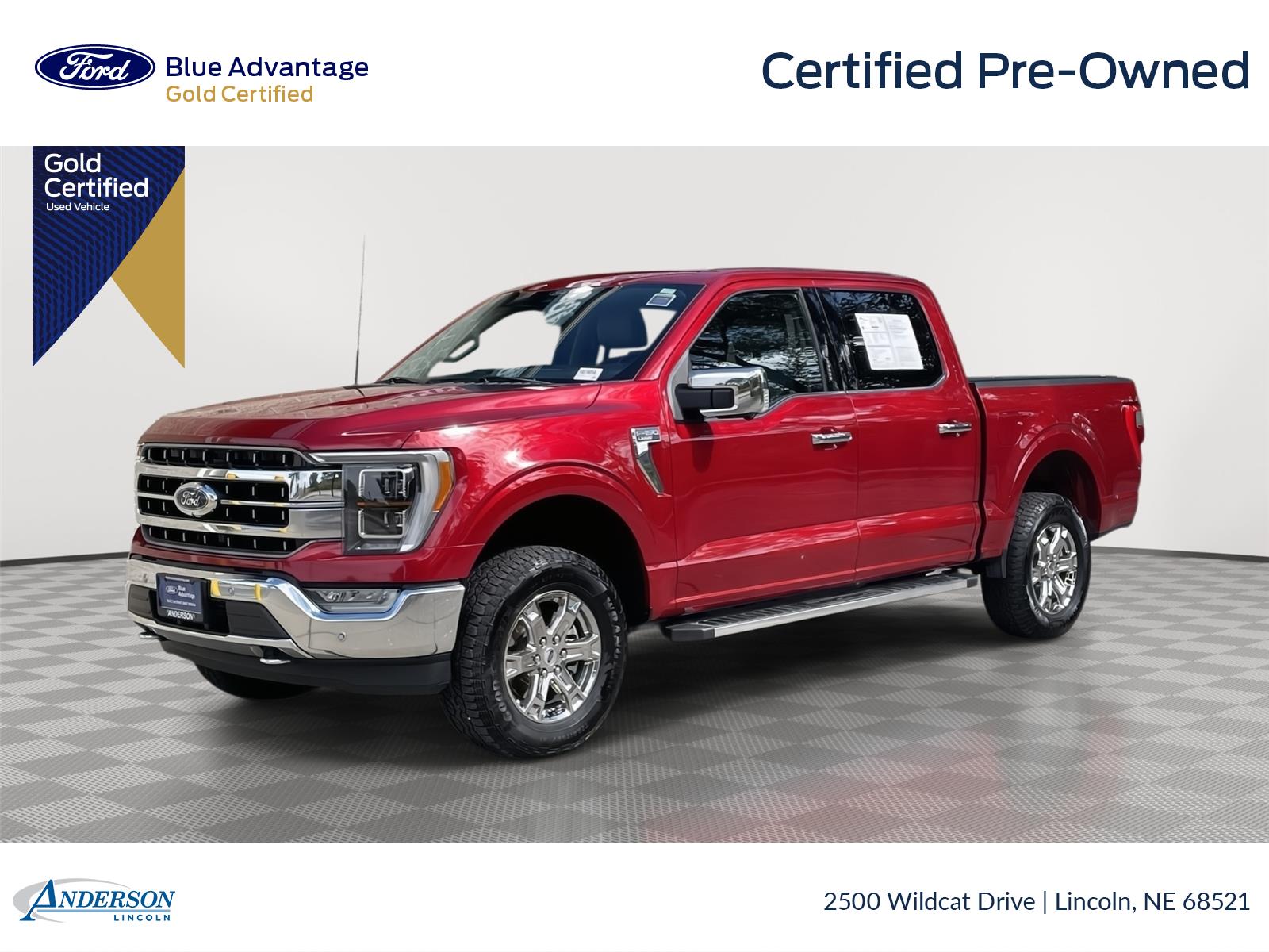 Used 2022 Ford F-150 Lariat Crew Cab Truck for sale in Lincoln NE