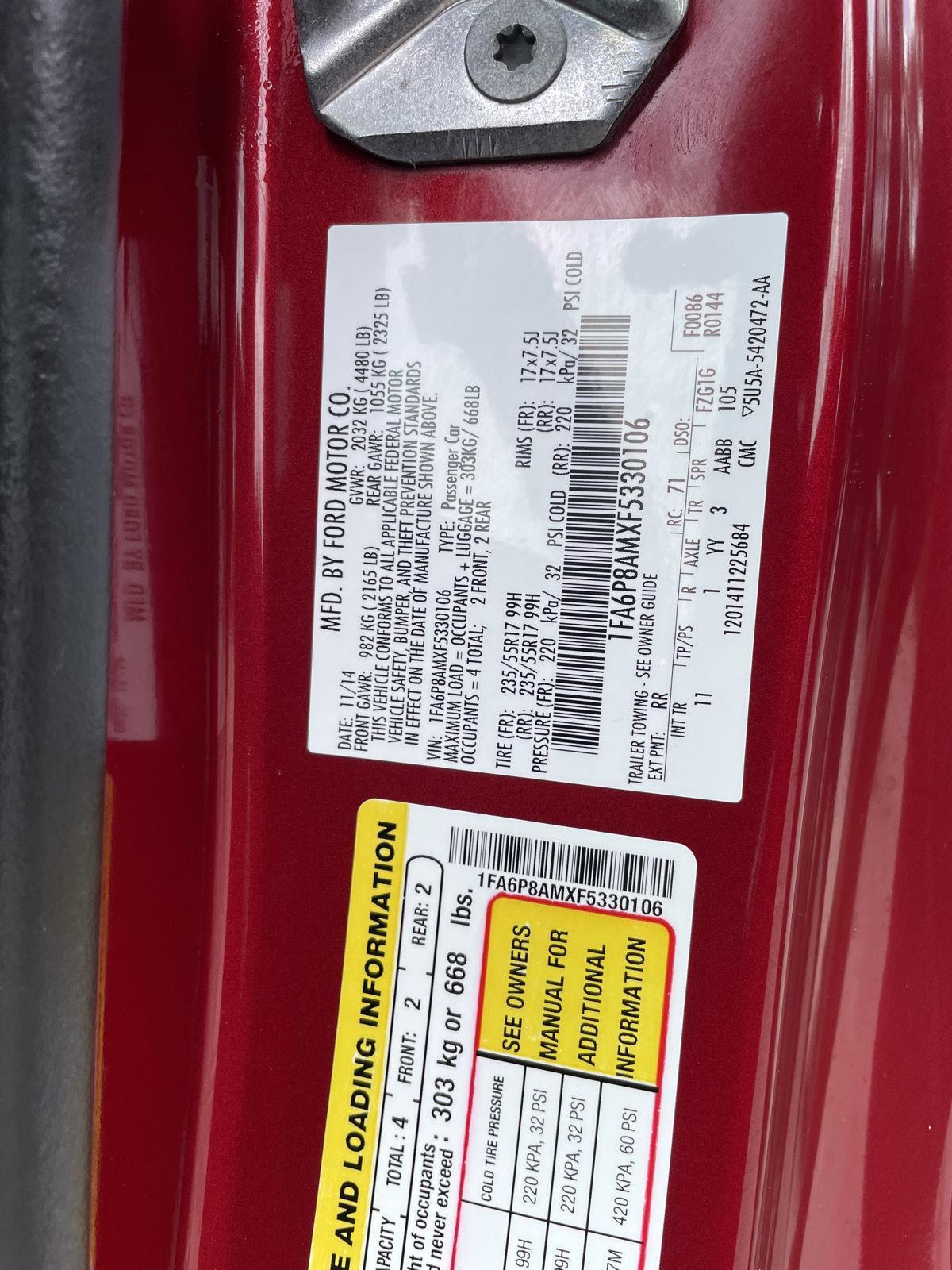 Used 2015 Ford Mustang for sale in Lincoln NE