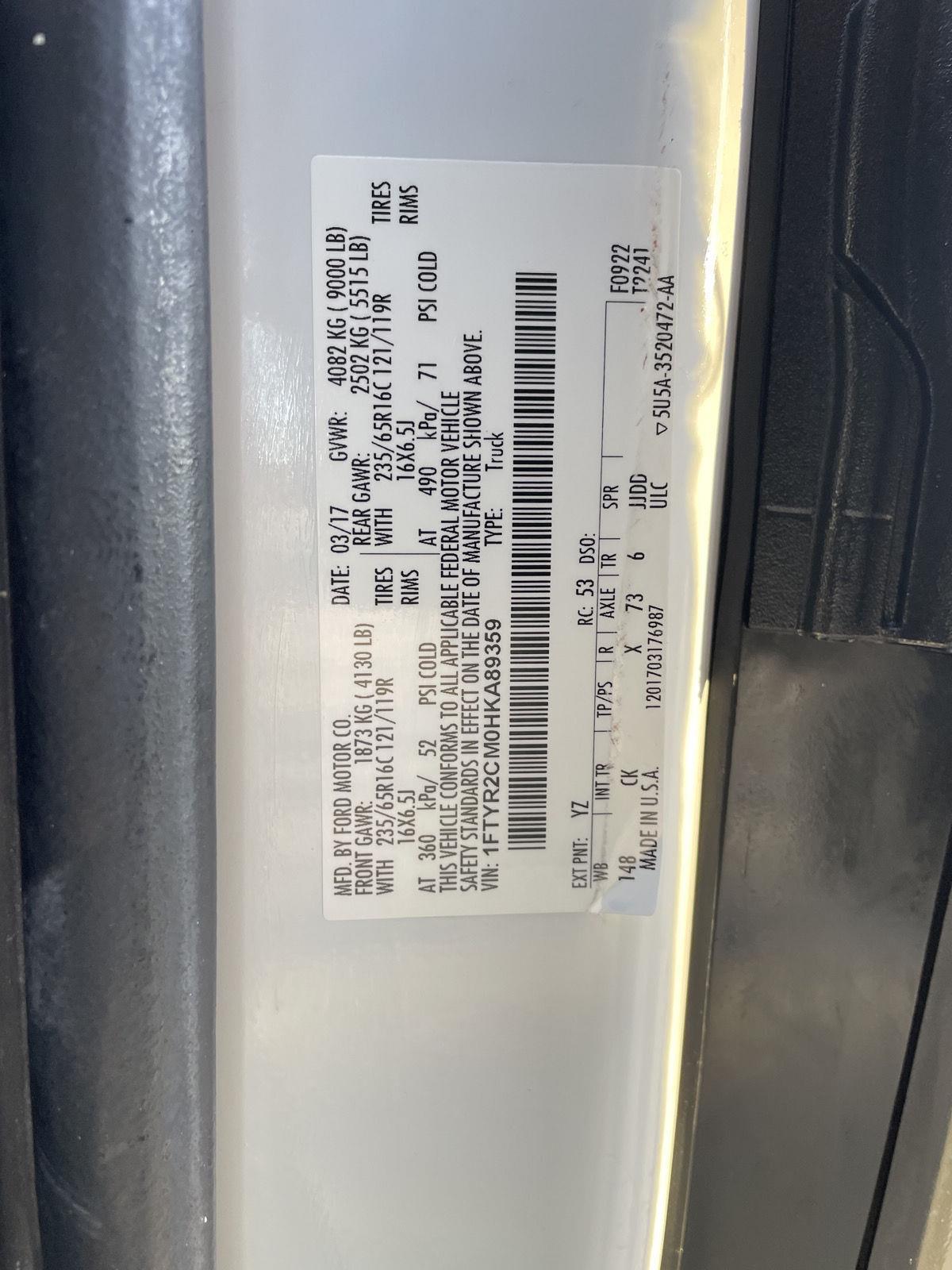 Used 2017 Ford Transit Van for sale in Lincoln NE