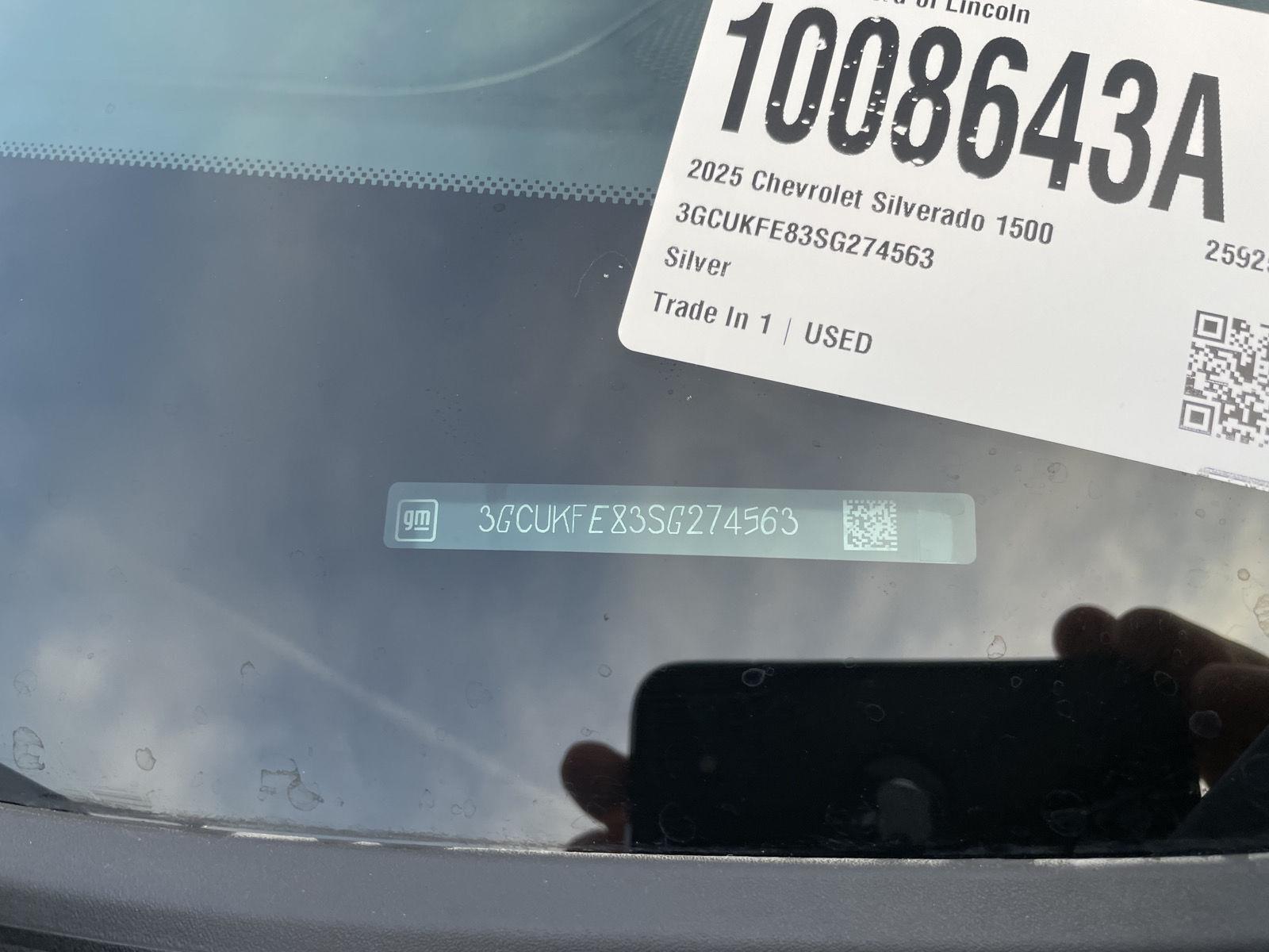 Pre-Owned 2025 Chevrolet Silverado 1500 for sale in Lincoln NE