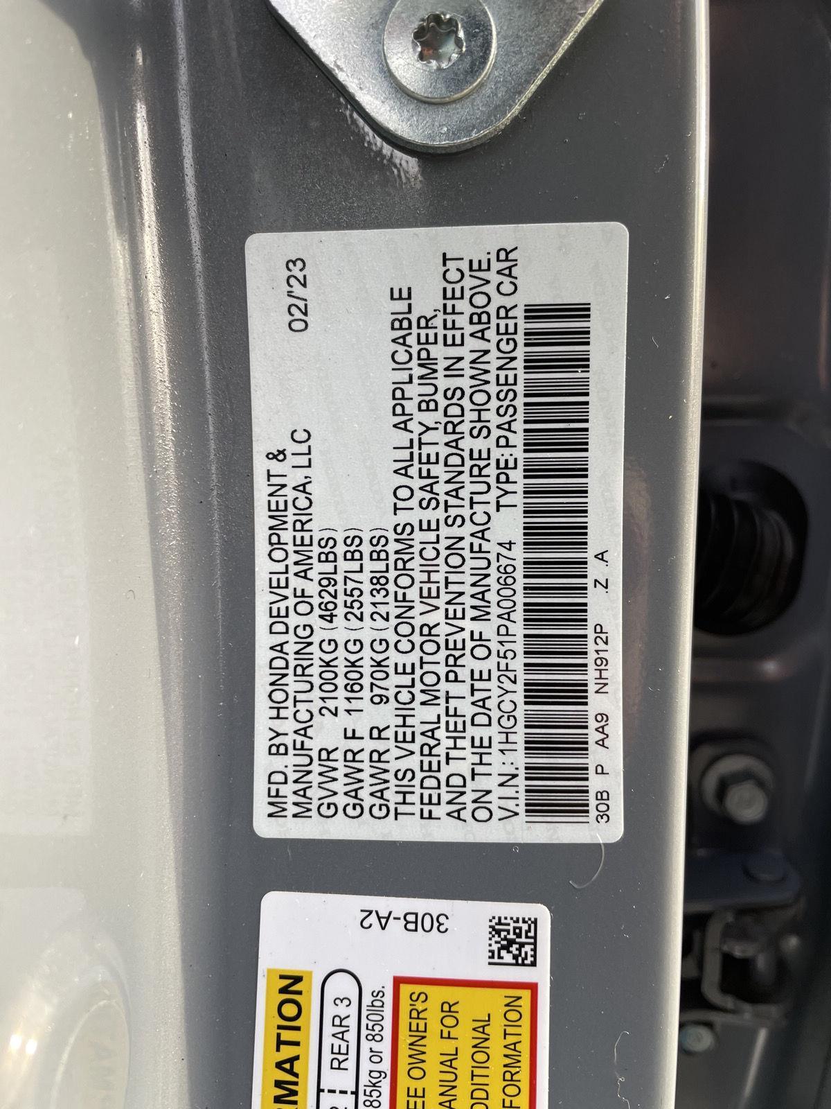 Pre-Owned 2023 Honda Accord Hybrid for sale in Lincoln NE