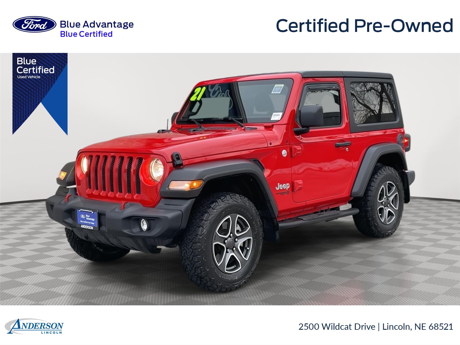 Used 2021 Jeep Wrangler for sale in Lincoln NE