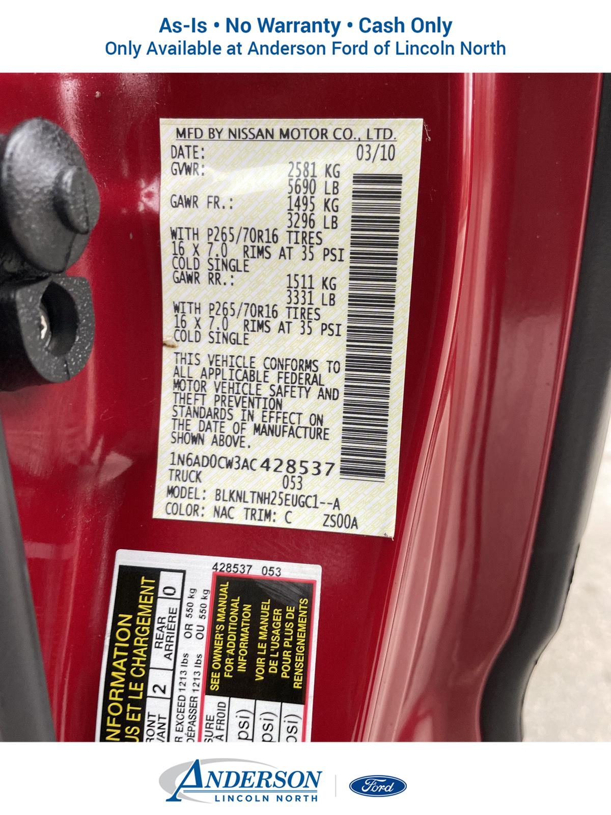 Used 2010 Nissan Frontier for sale in Lincoln NE